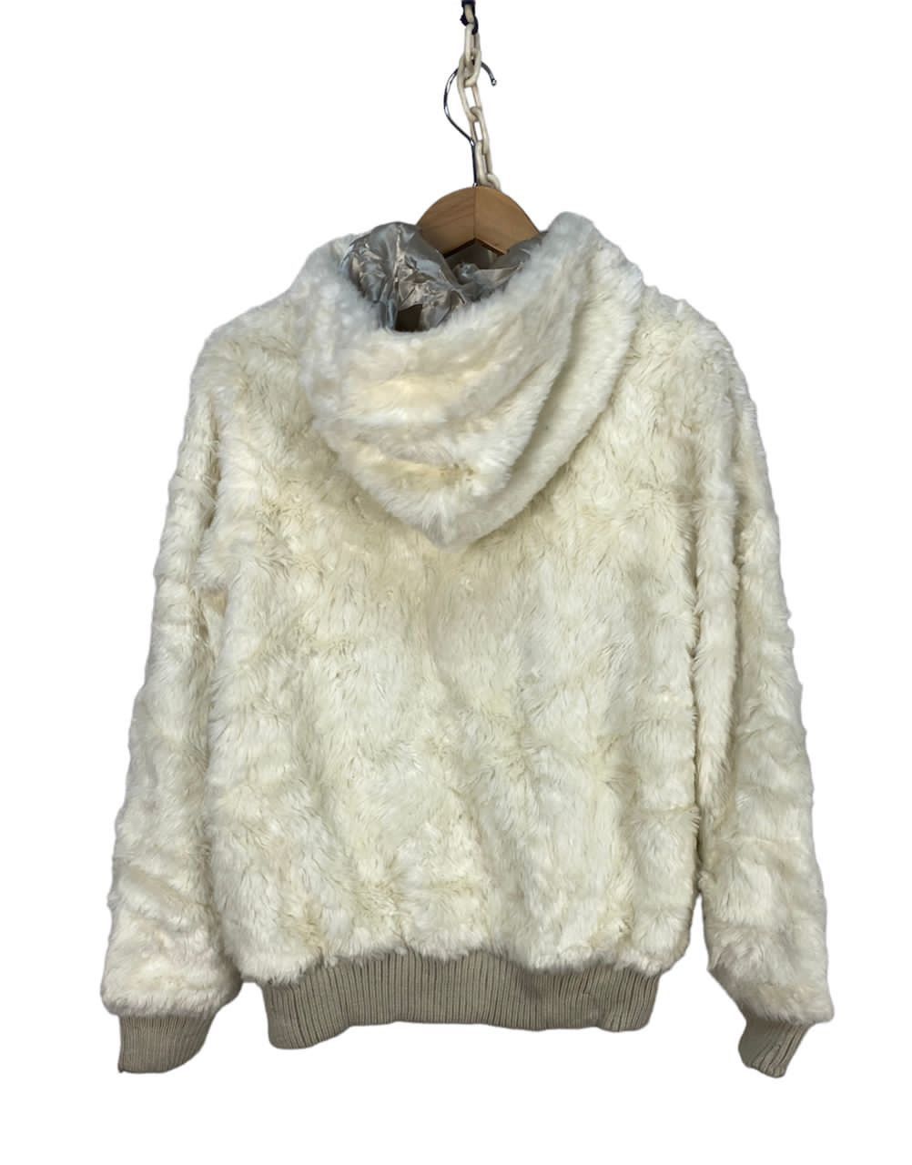 Other Natural couture fur hoodie zipper jacket Size US S / EU 44-46 / 1 - 3 Thumbnail