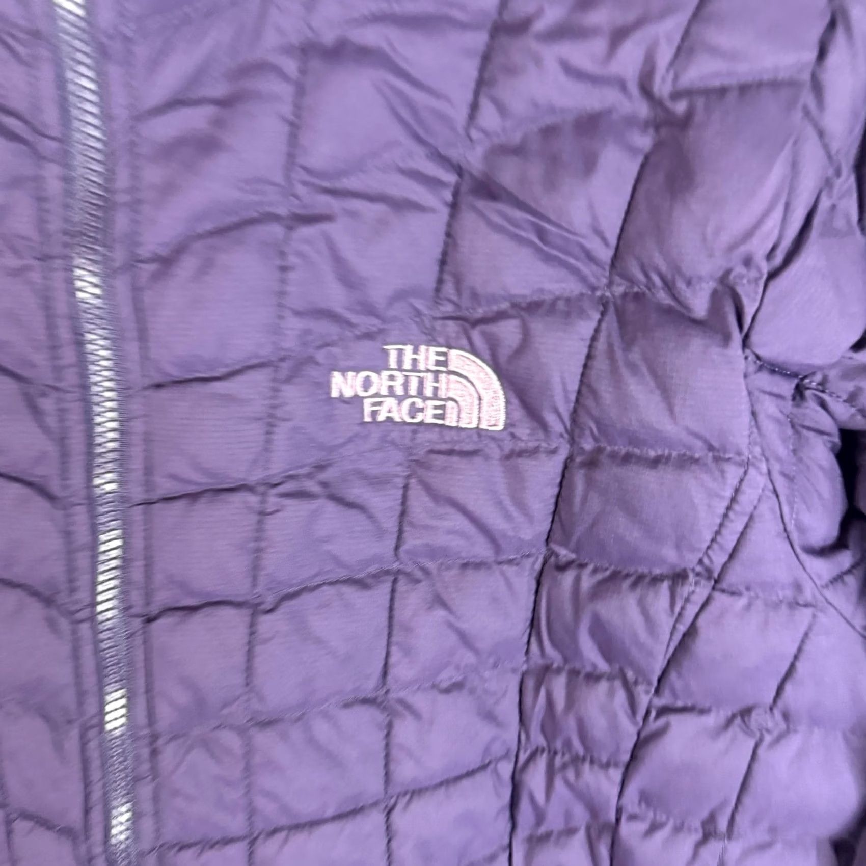 The North Face The North Face ThermoBall Jacket Womens Small Purple Quilted Full Zip Insulated Size S / US 4 / IT 40 - 6 Thumbnail