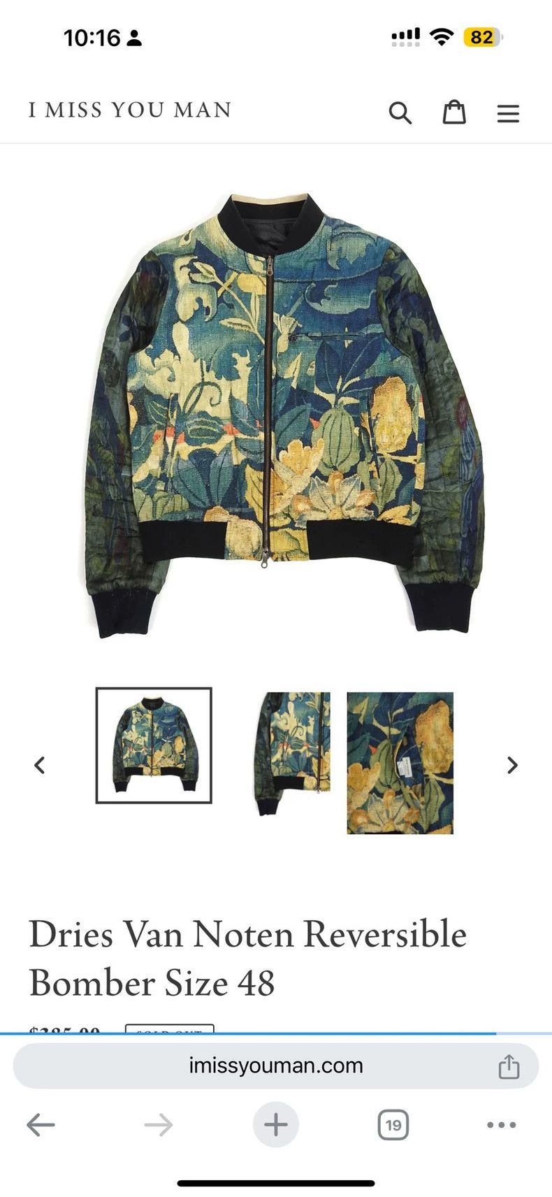 Dries Van Noten Dries Van Noten Small size printed jacket Size US S / EU 44-46 / 1 - 1 Thumbnail