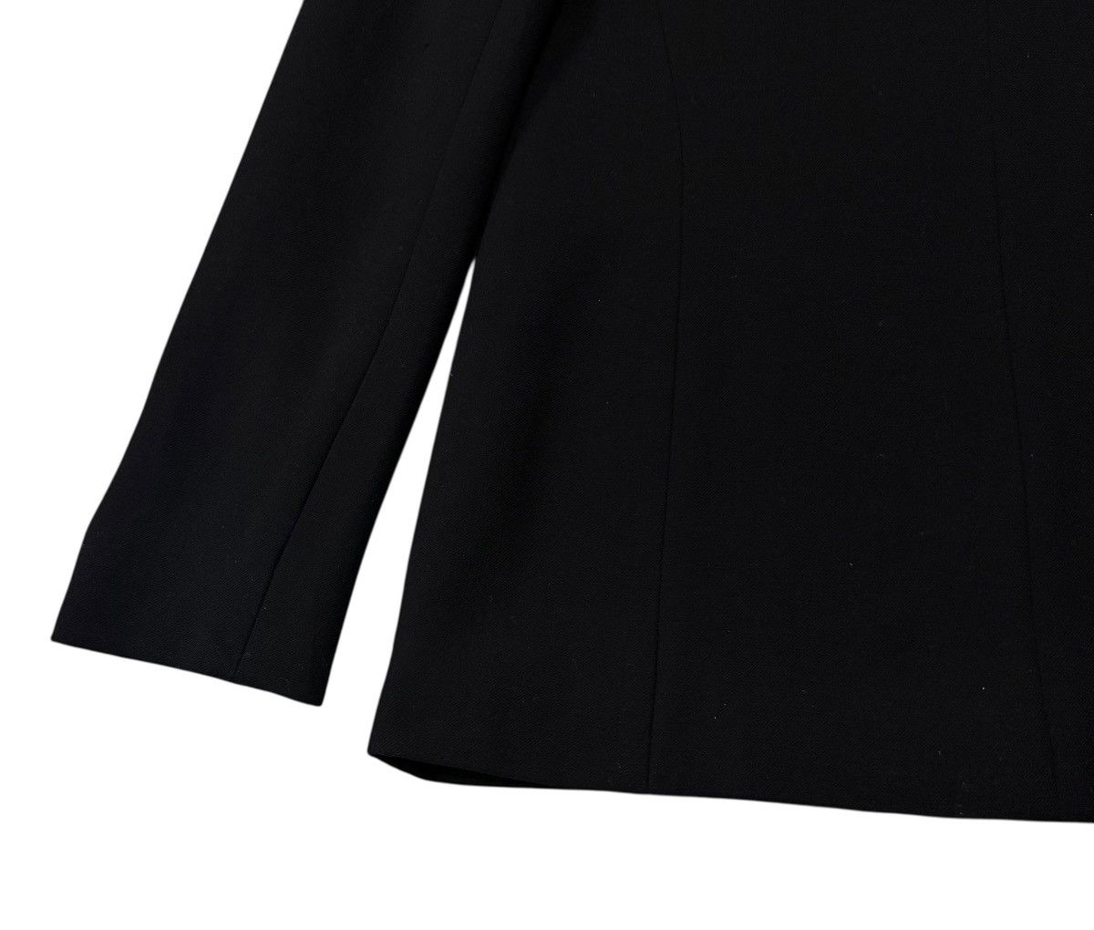 Vintage Donna Karan Signature Wool Rayon Hook Button Jacket