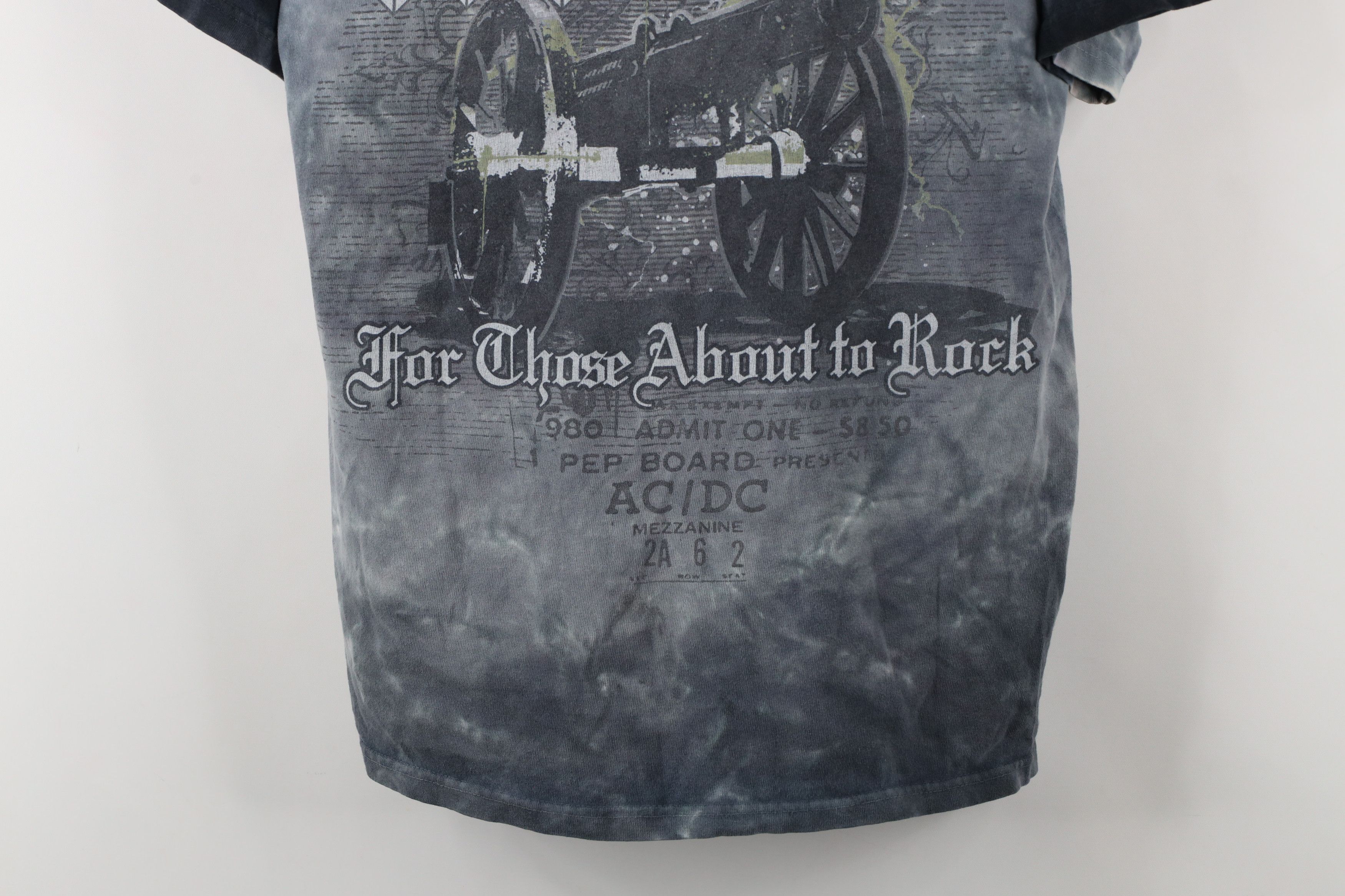 Liquid Blue × Vintage Y2K Liquid Blue For Those About To Rock ACDC Band T-Shirt Size US M / EU 48-50 / 2 - 3 Thumbnail