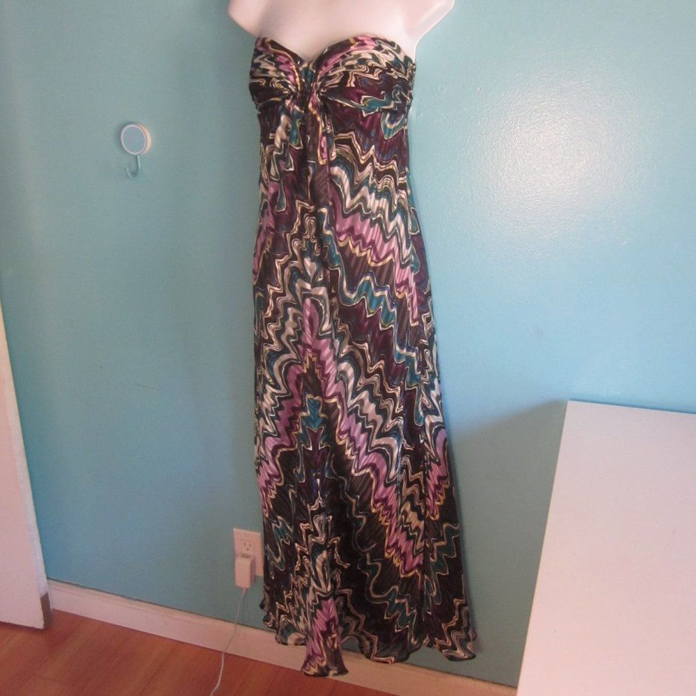Laundry by Shelli Segal Laundry Shelli Segal Long Formal Silk Dress Size 4 Size S / US 4 / IT 40 - 15 Thumbnail
