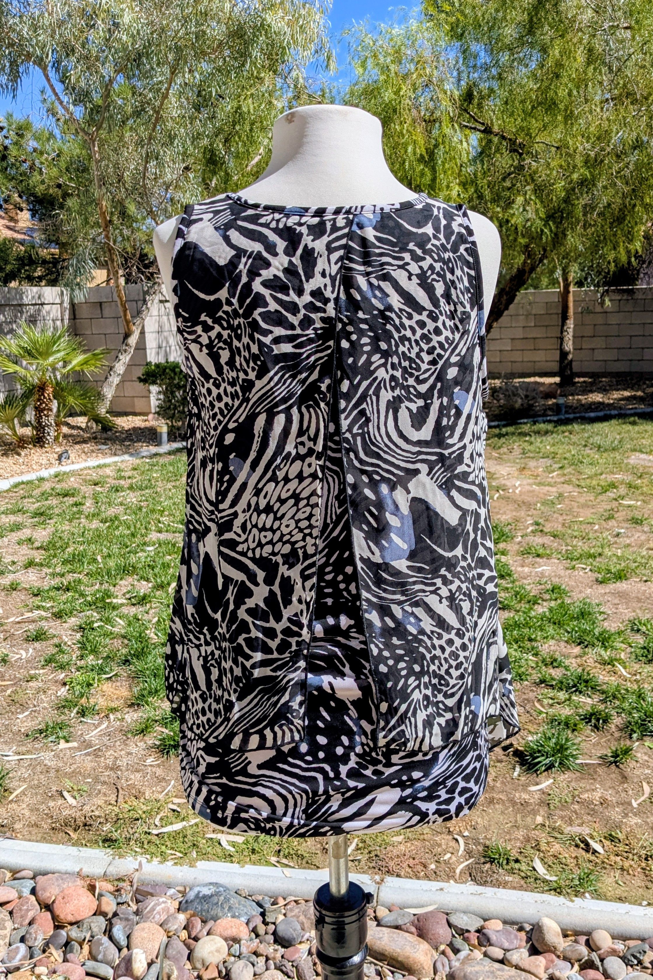 Other Shannon Ford NY Tunic Blouse Pullover Sleeveless Top Size S / US 4 / IT 40 - 4 Thumbnail