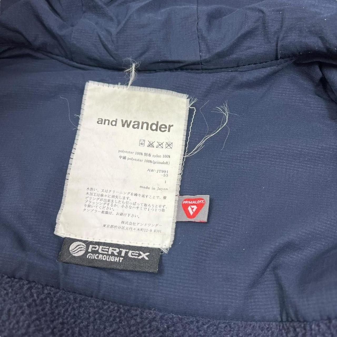 And Wander And Wander Navy Hooded Fleece Jacket - size 1 (extra small) Size US XS / EU 42 / 0 - 6 Thumbnail