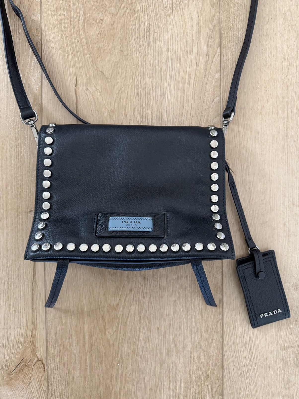Prada Prada Leather Etiquette Bag. Size ONE SIZE - 2 Thumbnail