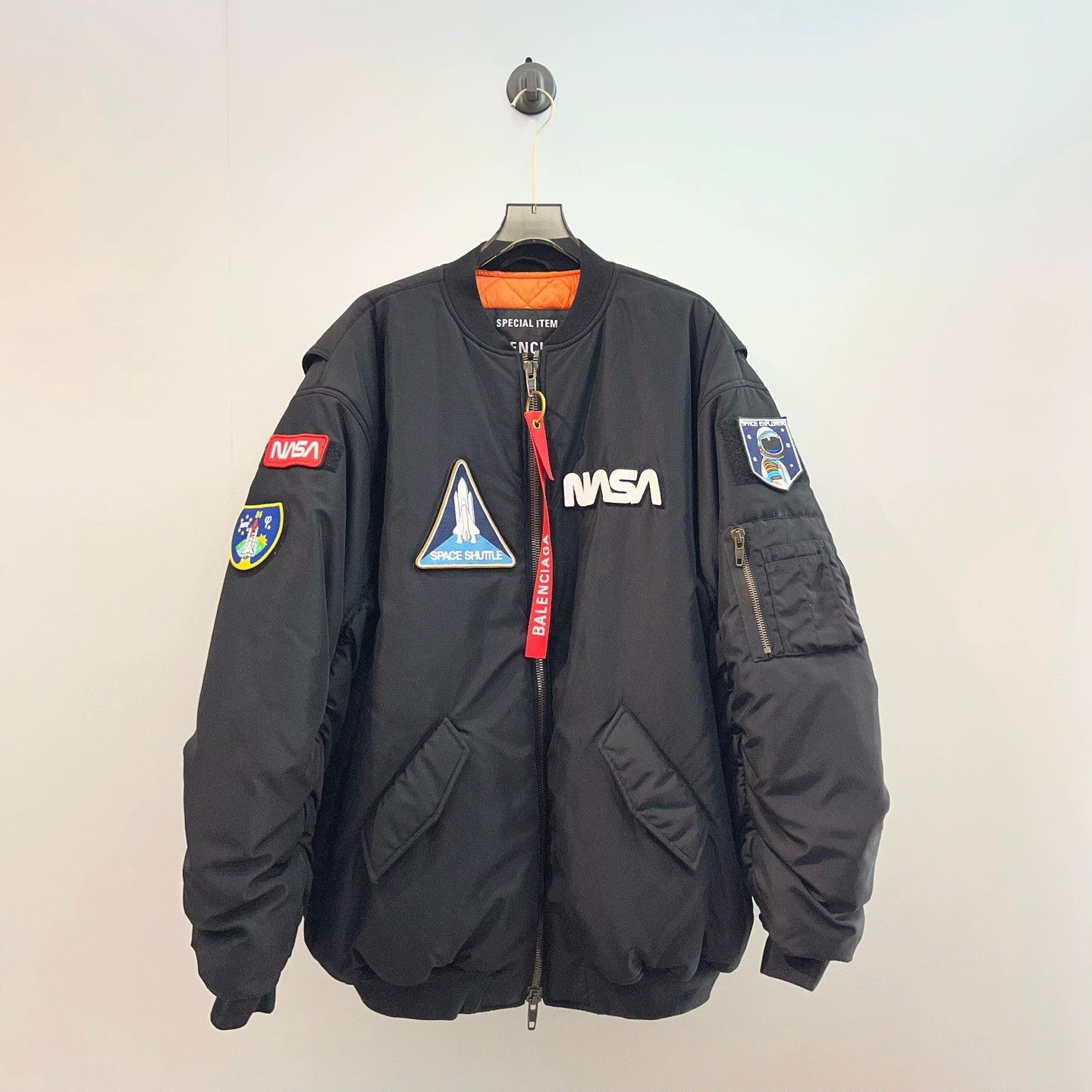 Balenciaga NASA Logo Pilot Jacket - dmc