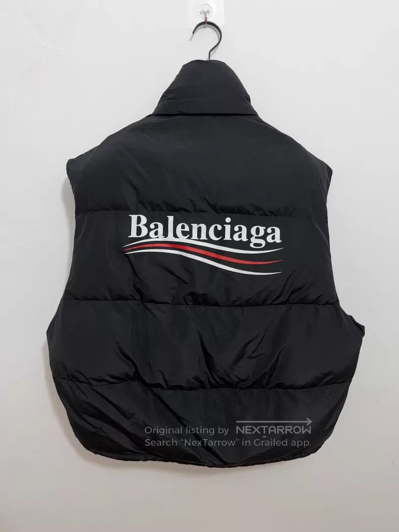 Balenciaga Balenciaga Solid color Logo print stand collar vest Size US M / EU 48-50 / 2 - 1 Thumbnail