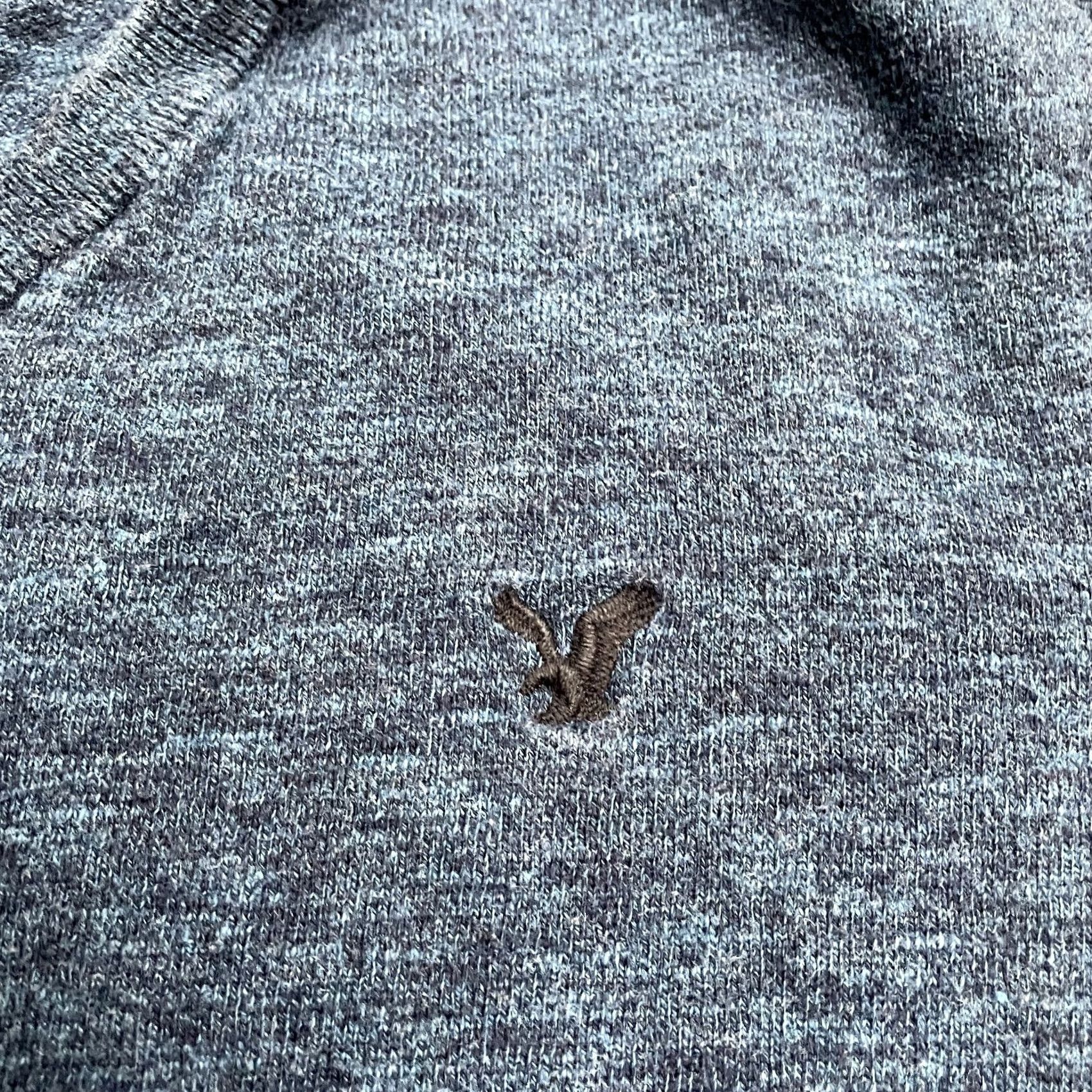 American Eagle Outfitters American Eagle Outfitters Sweater Men Large Blue Athletic Fit V-Neck Cotton Knit Pullover Size US L / EU 52-54 / 3 - 3 Thumbnail