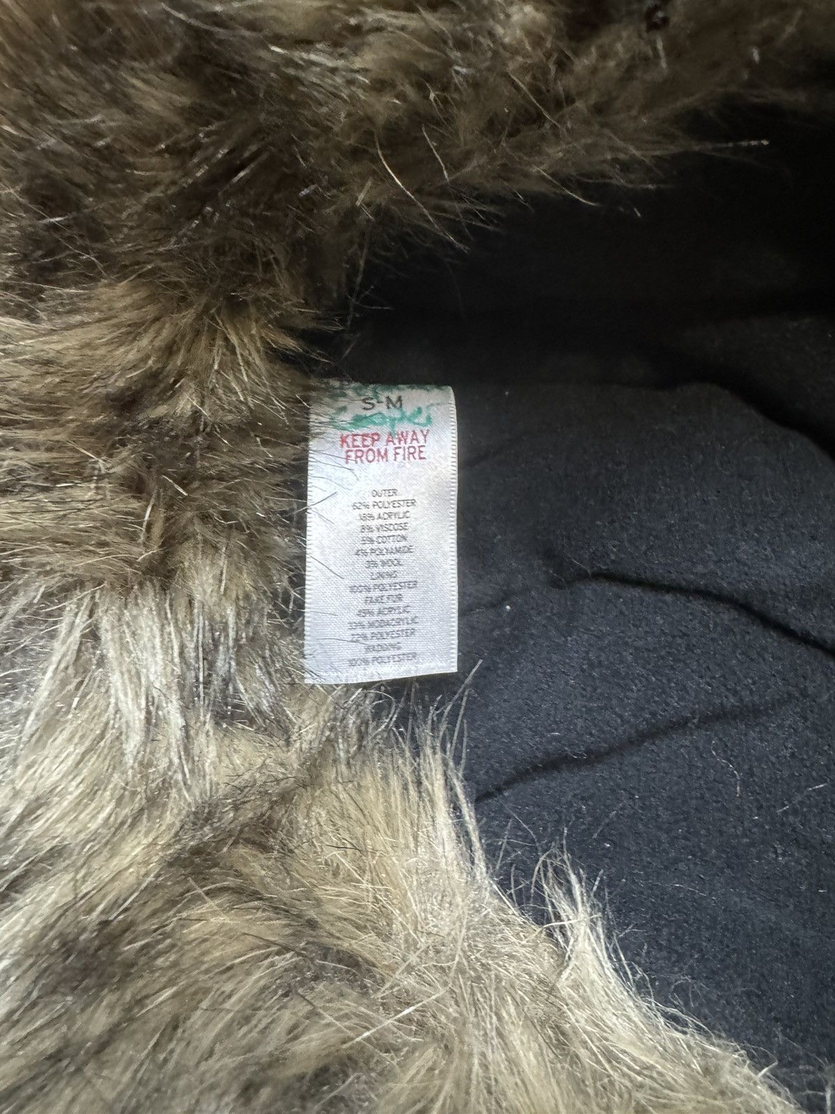 Hysteric Glamour × Vintage Vintage Y2K Japanese brand Ushanka opium Tweed hype fur hat Size ONE SIZE - 7 Thumbnail