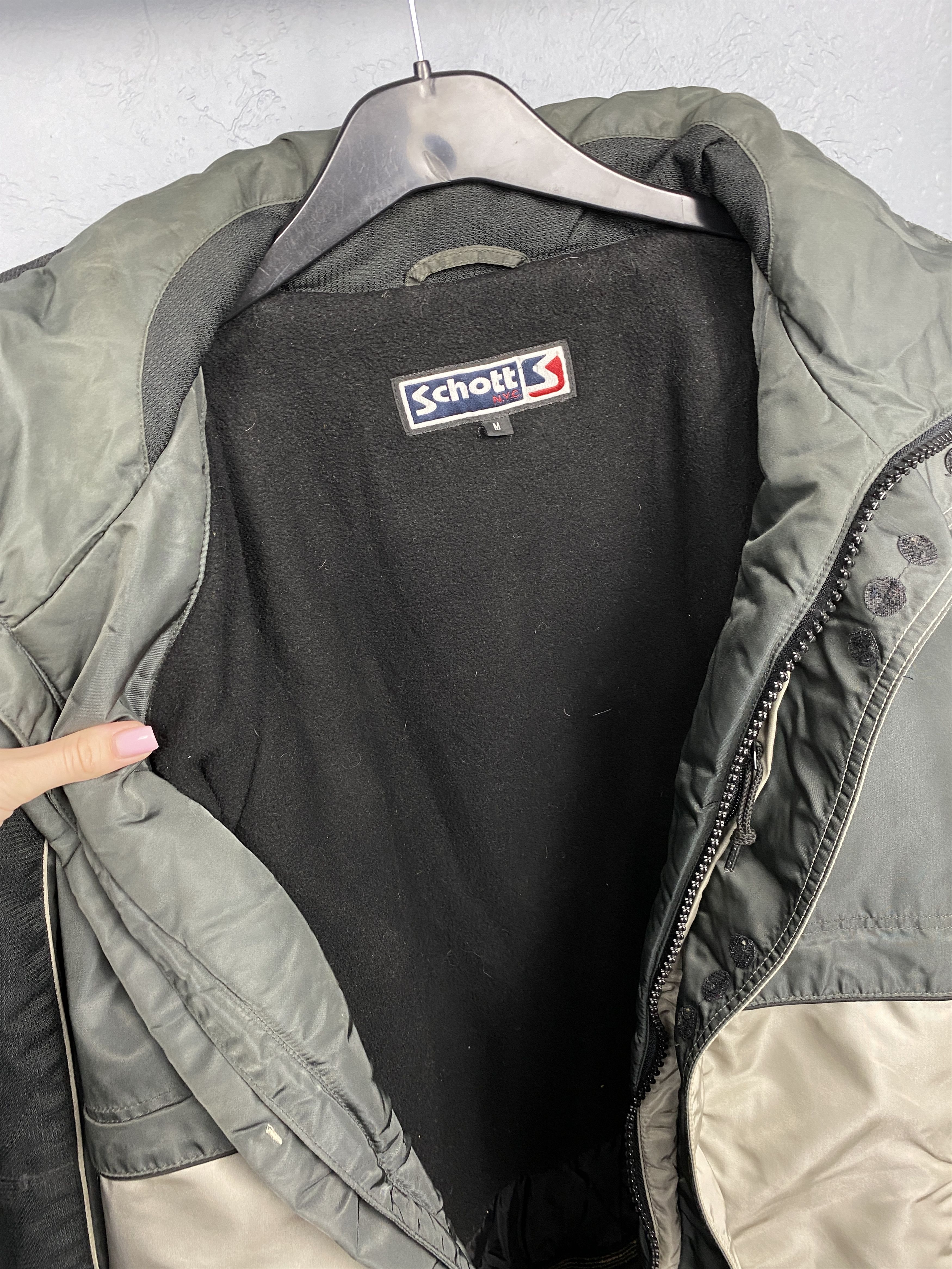 Schott Schott Vintage Mens Winter Cordura Jacket Size US M / EU 48-50 / 2 - 8 Thumbnail
