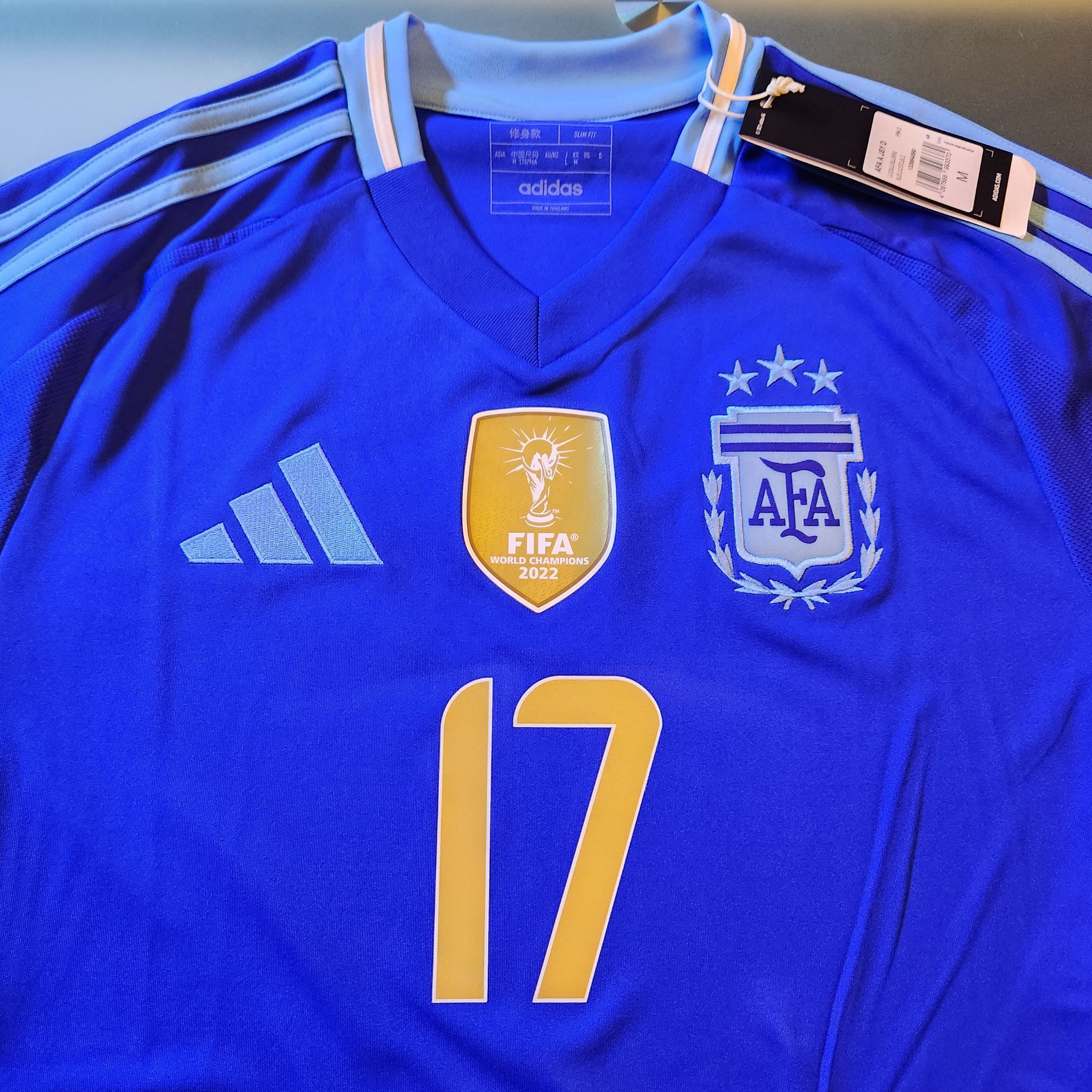 Adidas Authentic Argentina GARNACHO 2024-2025 24/25 Away Jersey Kit Size US M / EU 48-50 / 2 - 6 Thumbnail