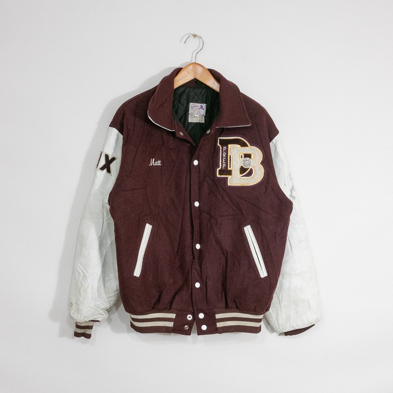 Vintage Vintage Volleyball Letterman Varsity Jacket Mens XL Leather Size US XL / EU 56 / 4 - 1 Thumbnail