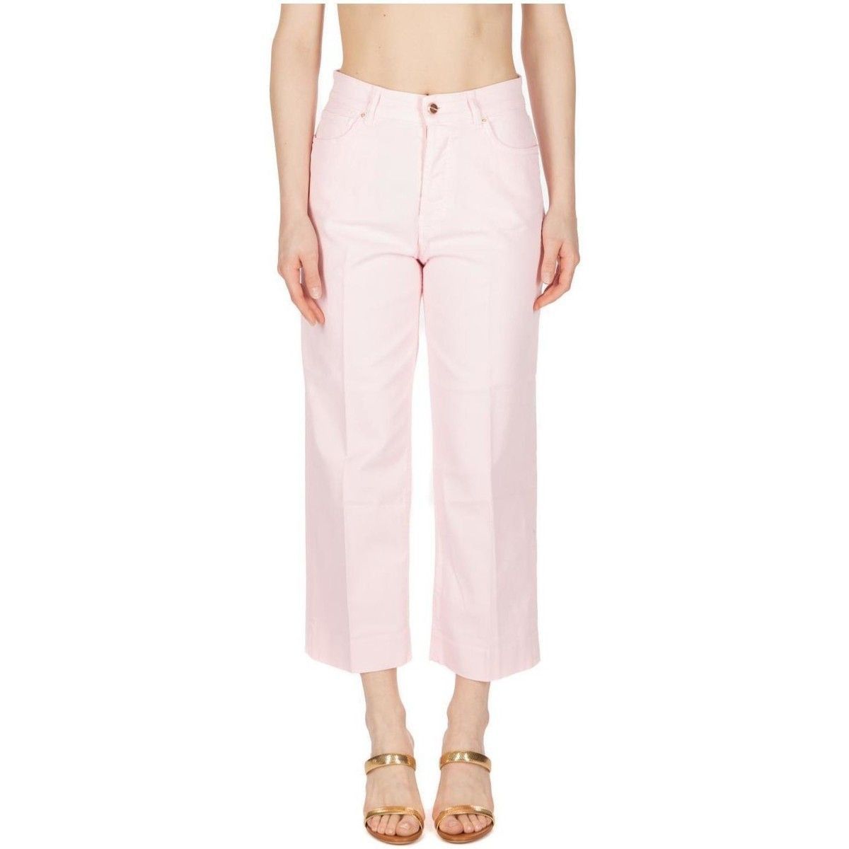 Designer Don The Fuller Elegant Pink Cotton Denim with Chic Logo | Grailed