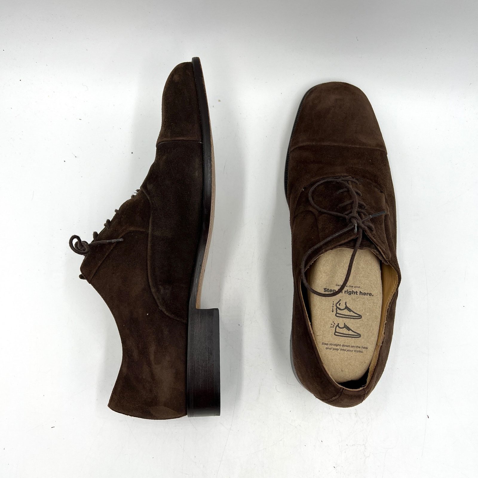 Other Steeple Gate Oxford Suede Brown Dress Shoe Leather Lace Up Size US 9 / EU 42 - 13 Thumbnail