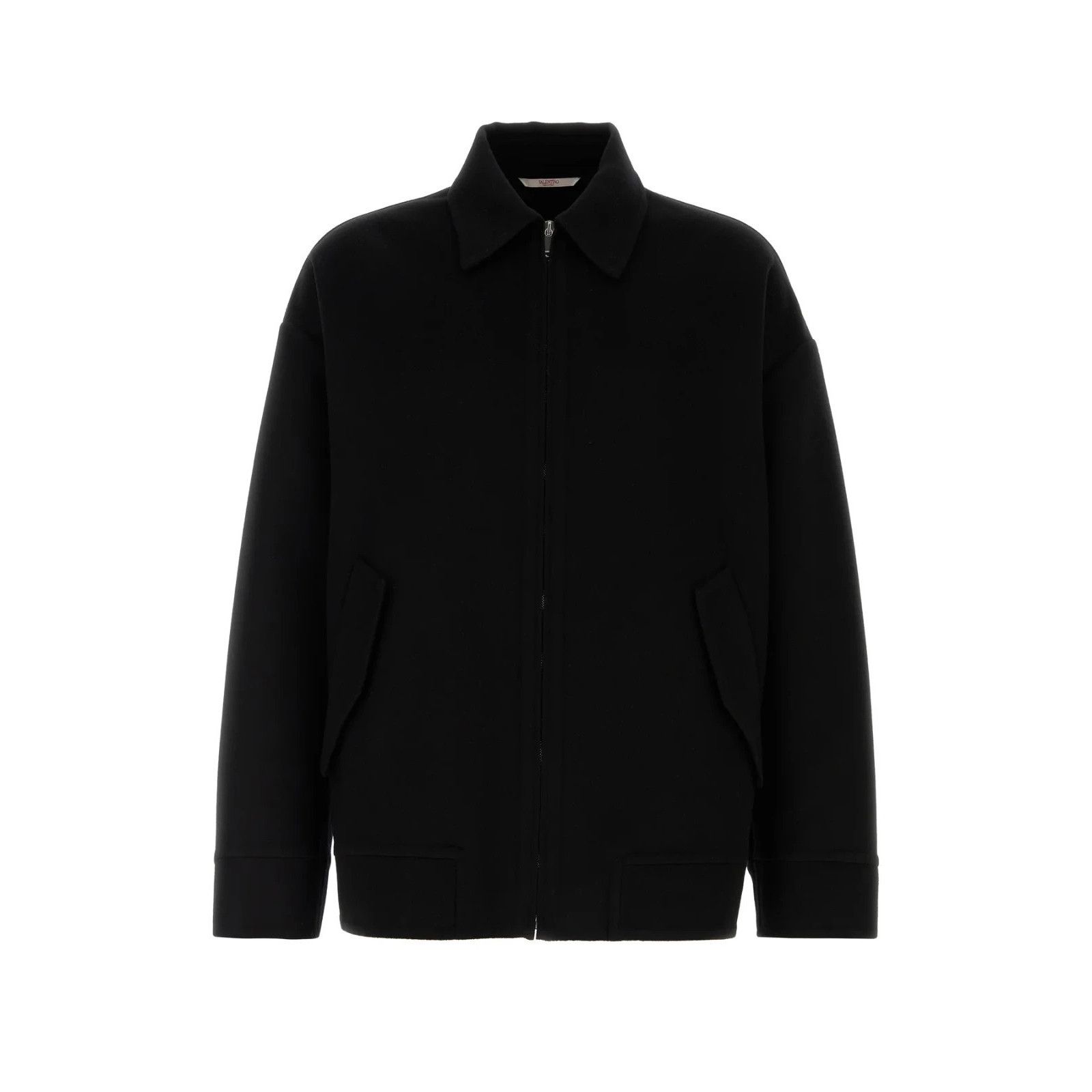 Valentino VALENTINO Black Wool Blend Oversize Jacket New & Authentic ( Size US M / EU 48-50 / 2 - 1 Thumbnail