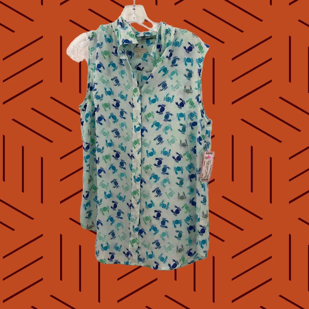 Talbots Talbots Tank Top Size Medium Blue Pre-Owned Size M / US 6-8 / IT 42-44 - 1 Thumbnail