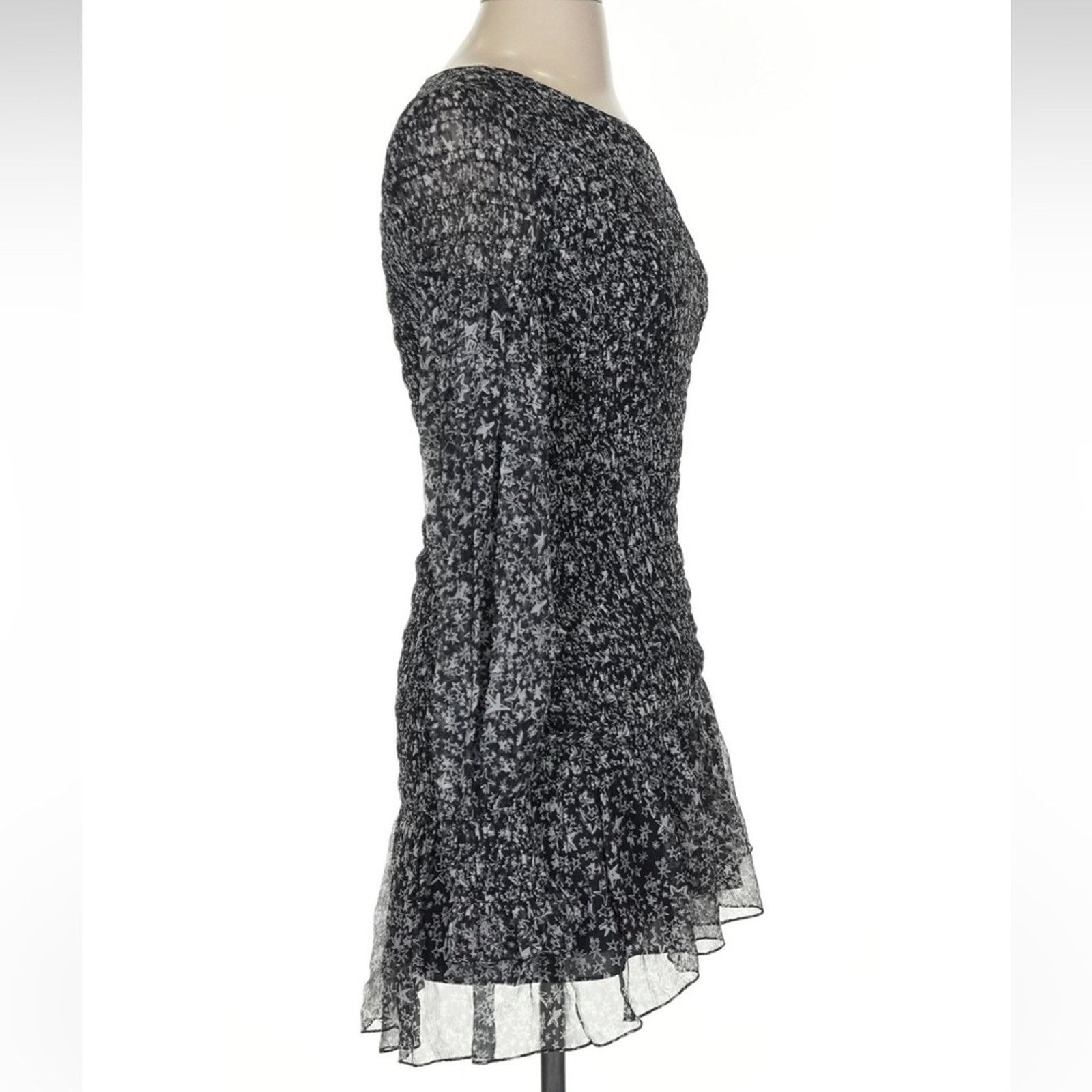 LoveShackFancy LoveShackFancy Scarlett Mini Dress - Size XS - 100% Silk Size XS / US 0-2 / IT 36-38 - 5 Thumbnail