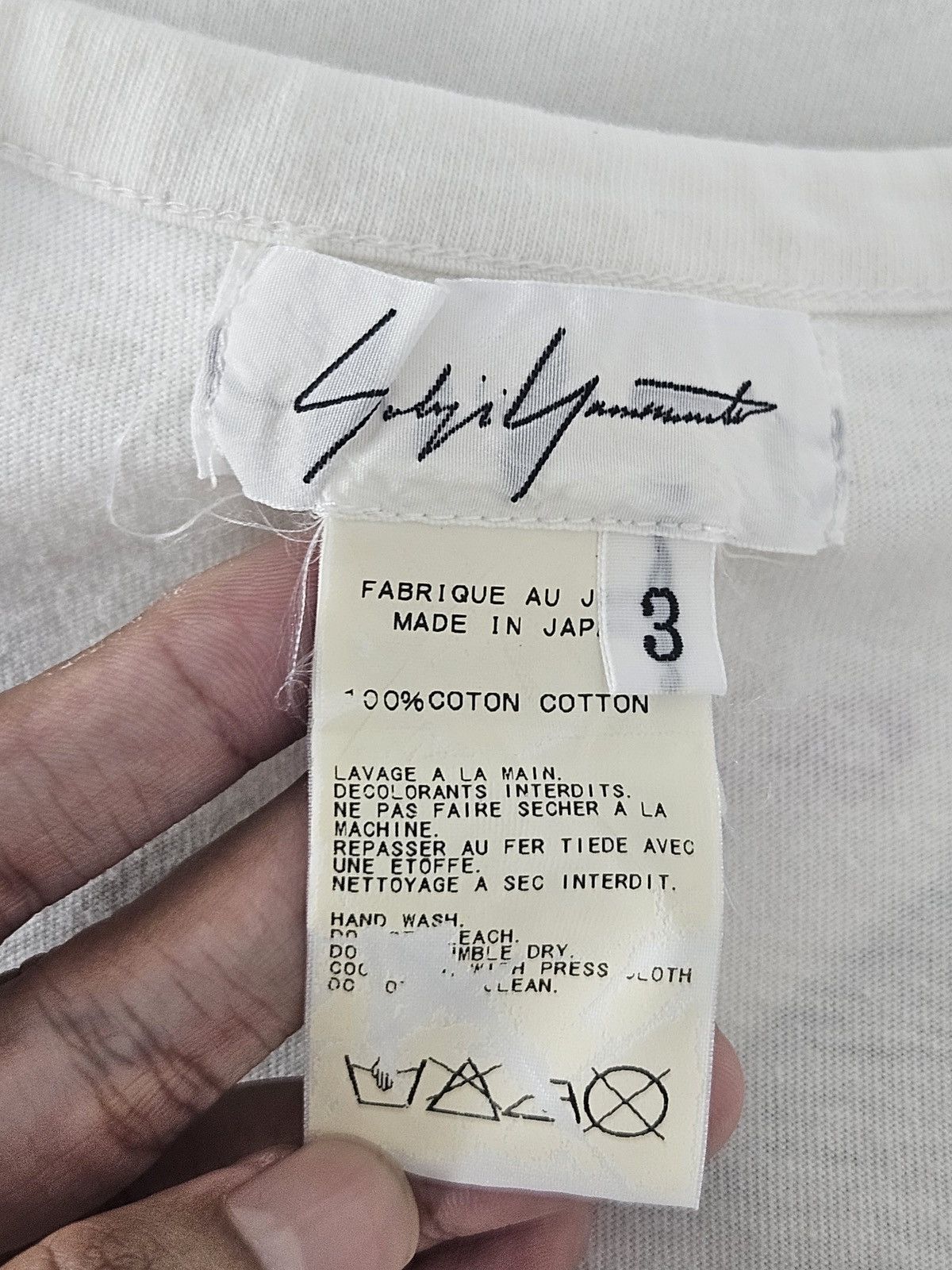 Yohji Yamamoto Y-3 Yohji Yamamoto Adidas tee shirt Size S / US 4 / IT 40 - 5 Thumbnail