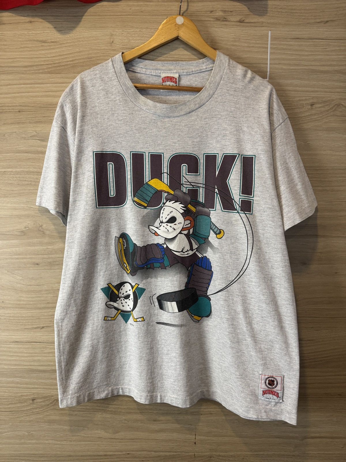 NHL × Vintage VINTAGE 90s NHL MIGHTY DUCK Size US XL / EU 56 / 4 - 2 Thumbnail