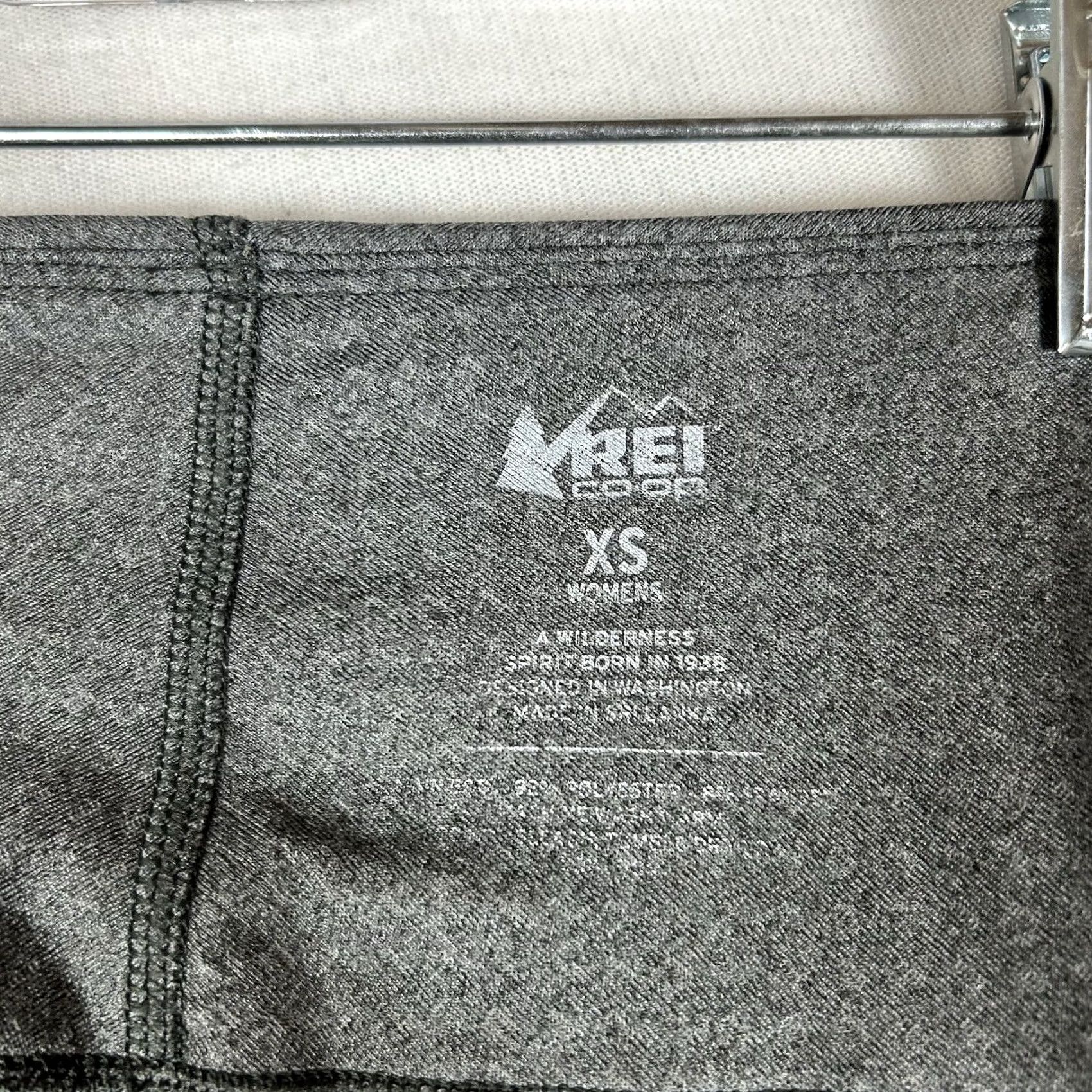 Vintage REI Co-op Base Layer Leggings Pants Women's XS Gray Casual Stretch Hiking Leggings Size 26" / US 2 / IT 38 - 4 Thumbnail