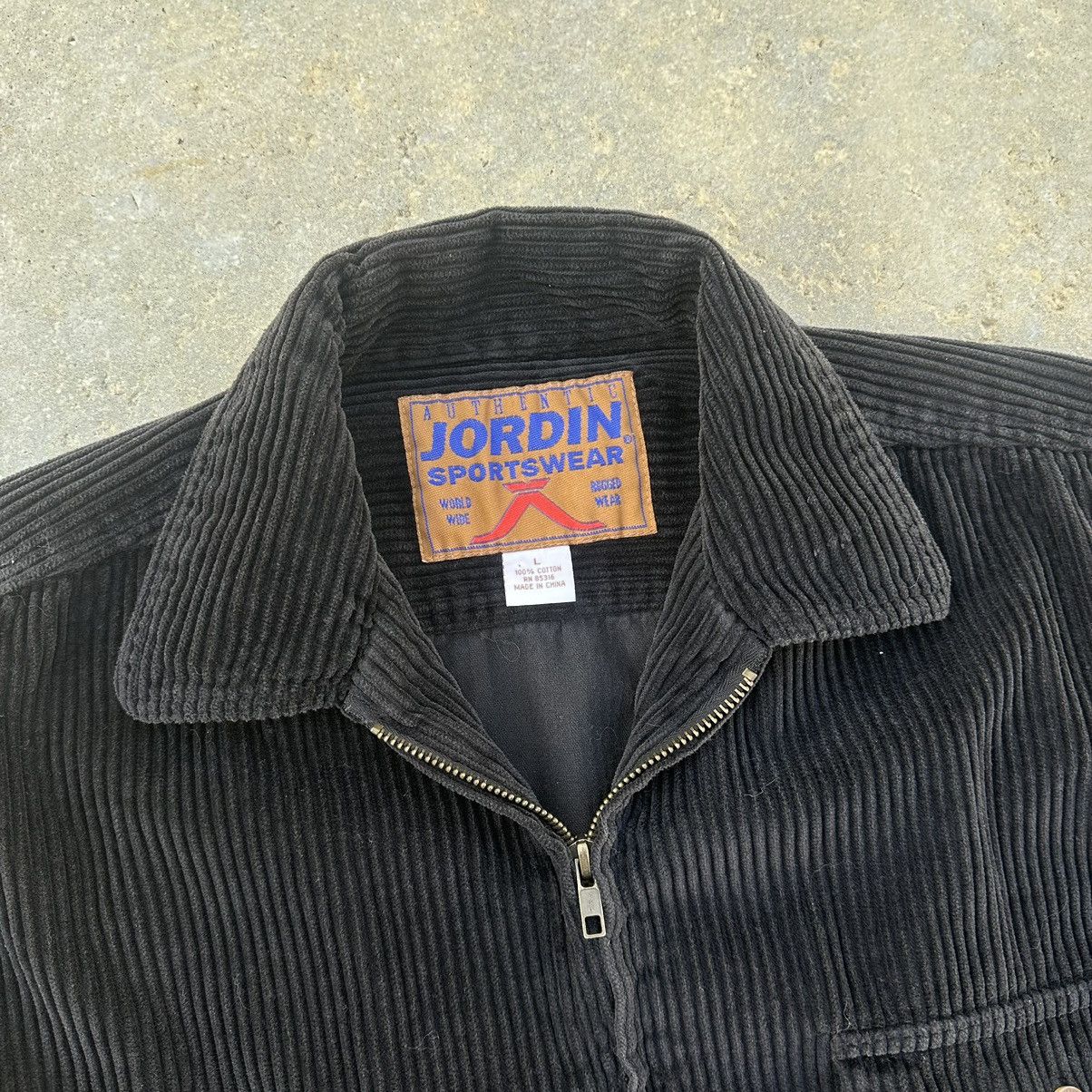 Other VTG 2000’s Jordin Sportswear Black Cord Zip Up Over Shirt Size US L / EU 52-54 / 3 - 2 Thumbnail