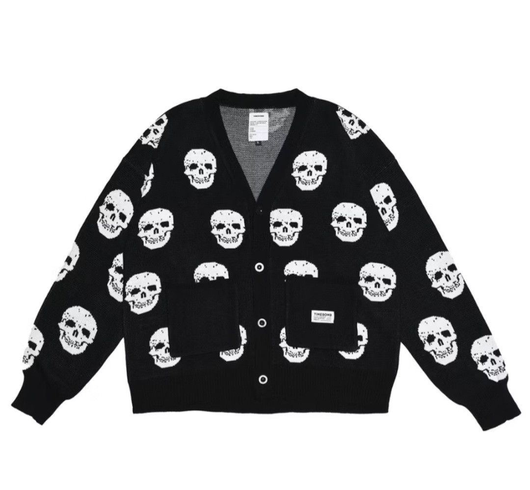Japanese Brand Skull harajuku Japanese style knitwear sweater Size US L / EU 52-54 / 3 - 2 Thumbnail
