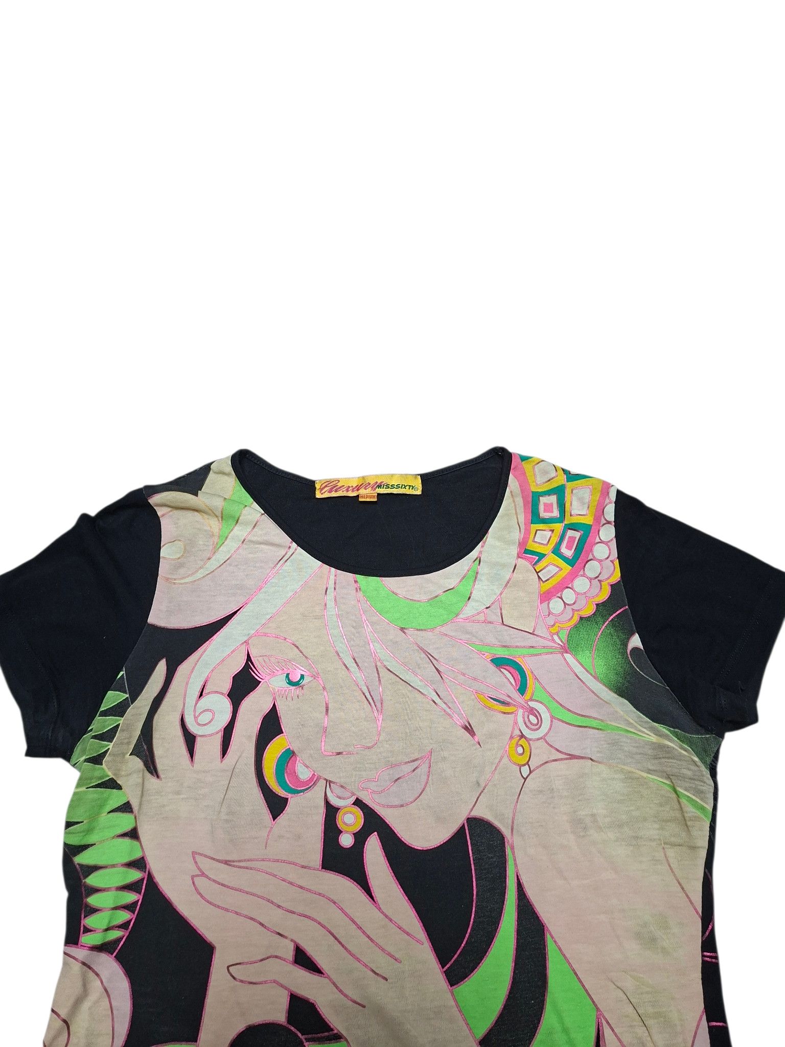 Miss Sixty MISS SIXTY VINTAGE AVANT GARDE LADY`S TEE Size M / US 6-8 / IT 42-44 - 2 Thumbnail