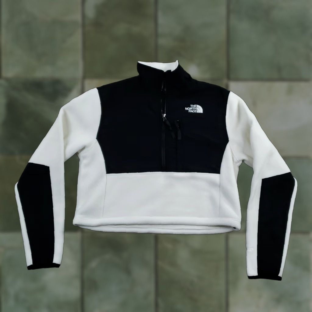 The North Face The North Face Jacket Womens M Black White Cropped Pullover 1/2 Zip Fleece Size M / US 6-8 / IT 42-44 - 1 Thumbnail