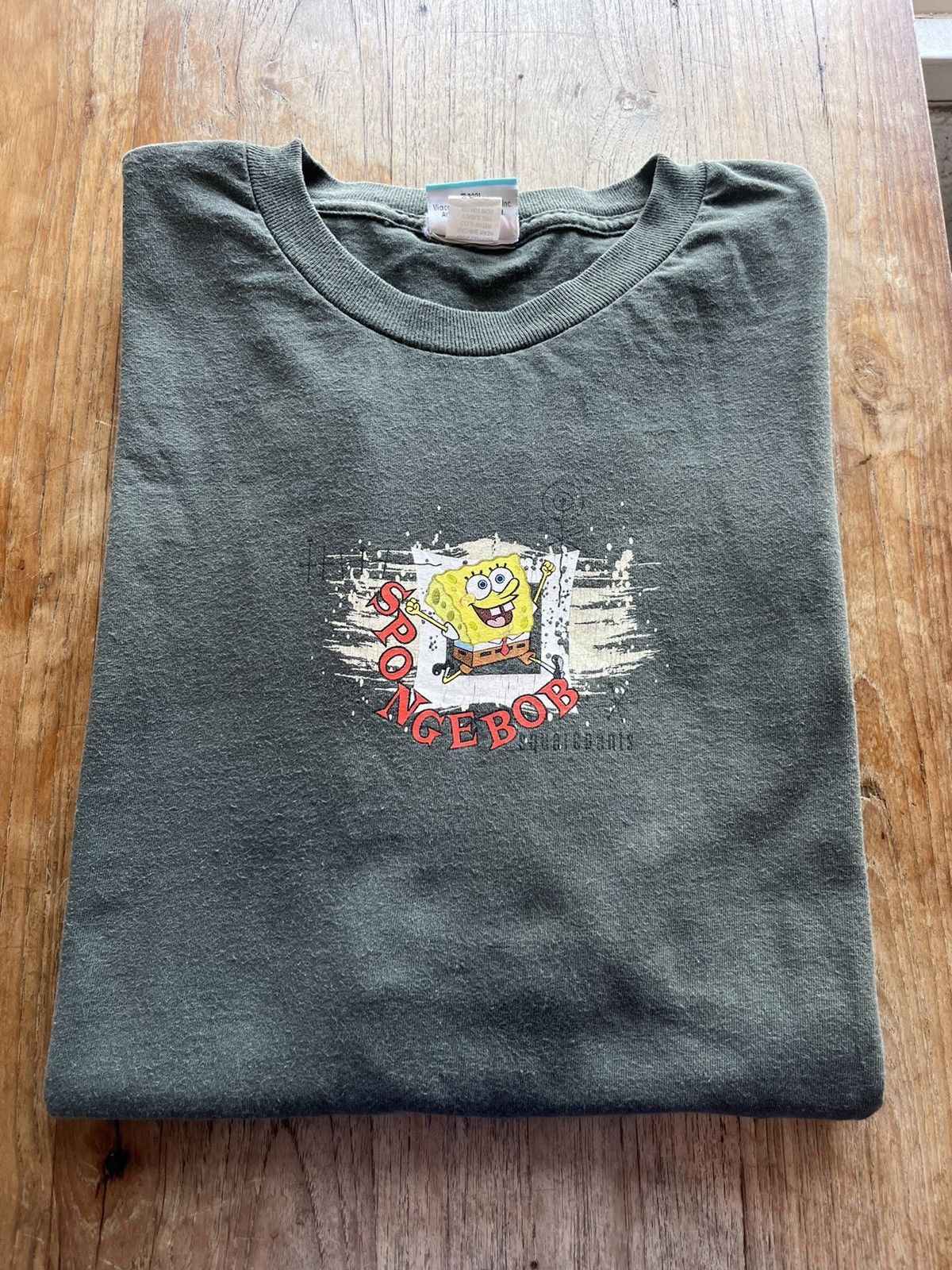Nickelodeon × Vintage Vintage SPONGE BOB SquarePants 2001’s T-shirt Size US XL / EU 56 / 4 - 1 Thumbnail