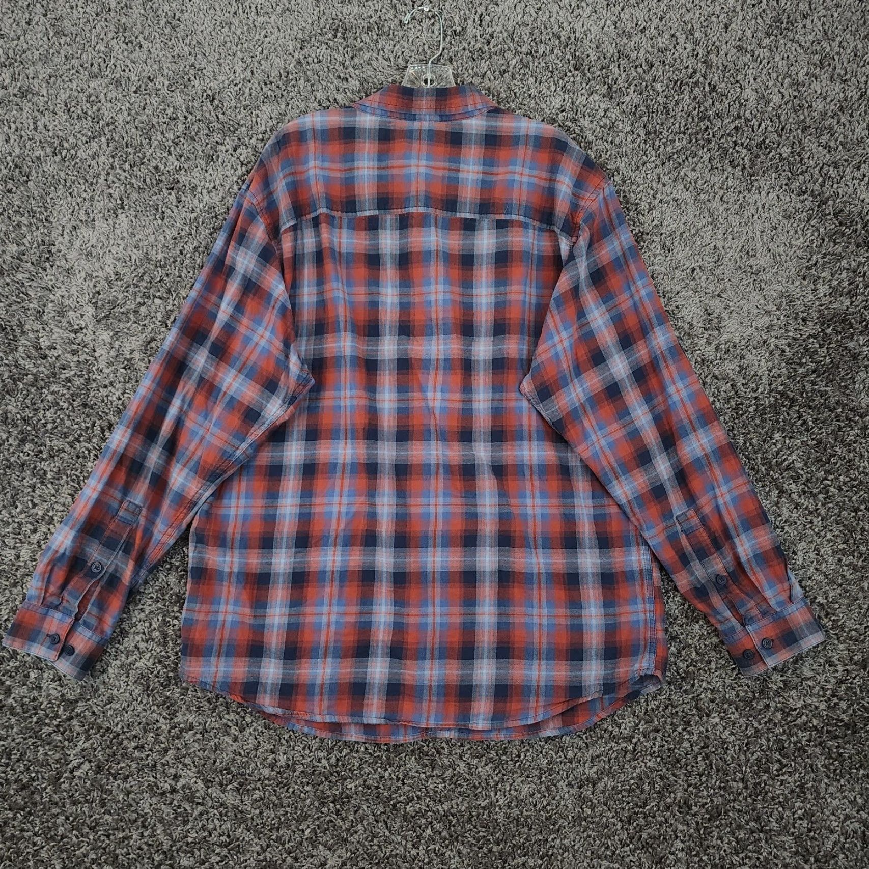 Vintage Columbia Plaid Flannel Button-Up Shirt XL Red Mens Long Sleeve Size US XL / EU 56 / 4 - 5 Thumbnail