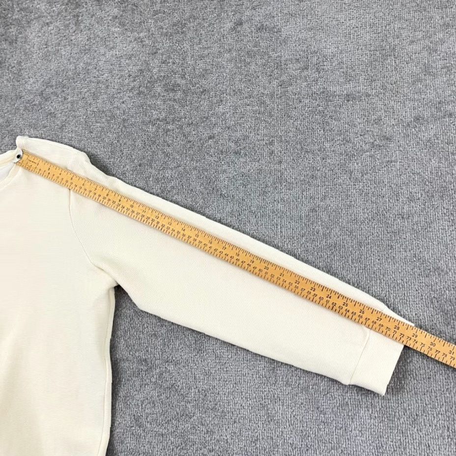Eileen Fisher EILEEN FISHER Top Womens XL Yellow Organic Cotton Crew Neck Casual Blouse USA Made Size XL / US 12-14 / IT 48-50 - 6 Thumbnail