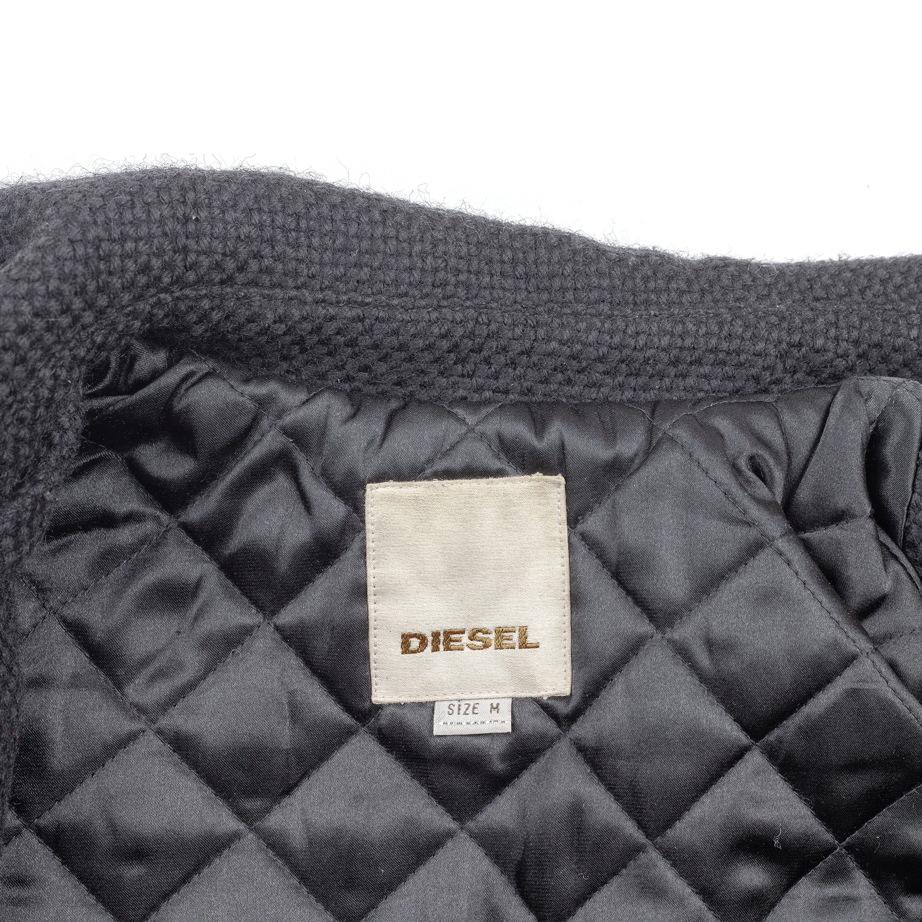 Diesel × Diesel Black Gold Diesel Black Wool Jacket (M) Size M / US 6-8 / IT 42-44 - 4 Thumbnail