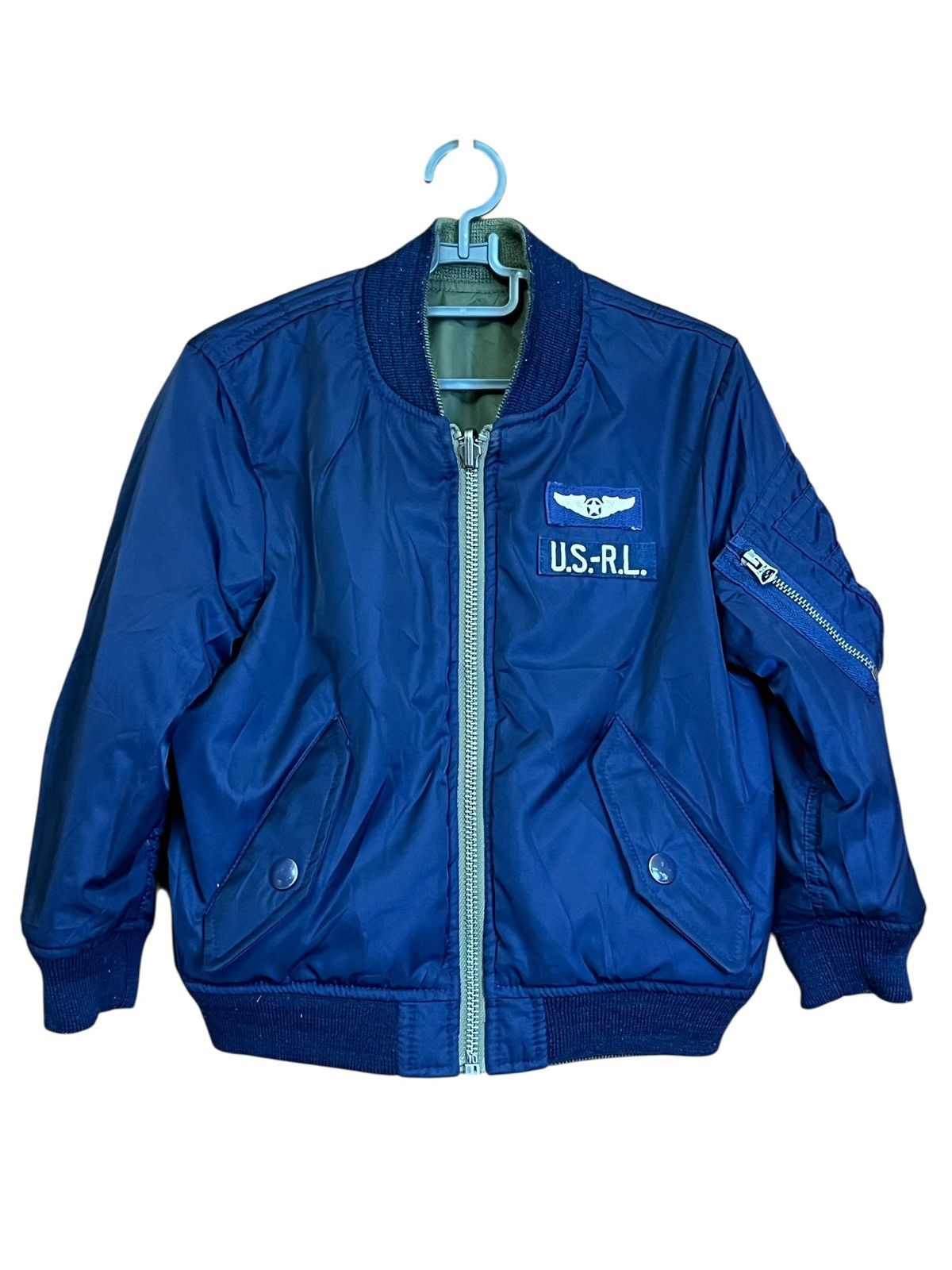 Polo Ralph Lauren POLO RALPH LAUREN kids us army reversible bomber jacket Size US XXS / EU 40 - 3 Thumbnail