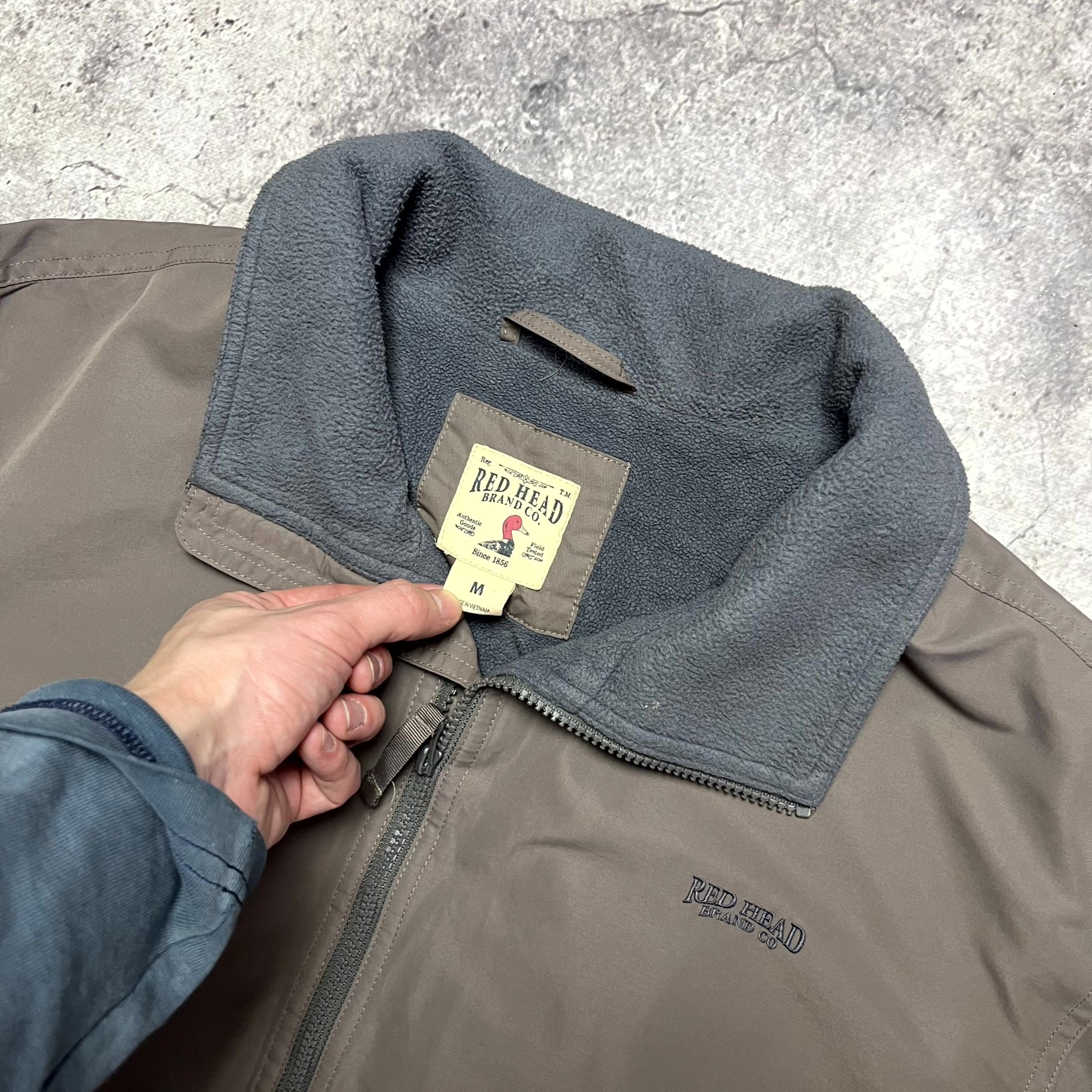 Redhead Red Head Fleece Waterproof Brown Full Zip Jacket Size M Size US M / EU 48-50 / 2 - 4 Thumbnail