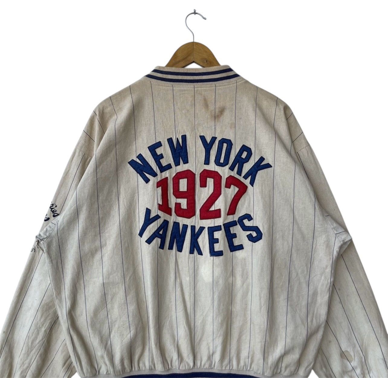 New York Yankees Vintage NY Yankees Cooperstown Collection Reversible Jacket Size US L / EU 52-54 / 3 - 8 Thumbnail