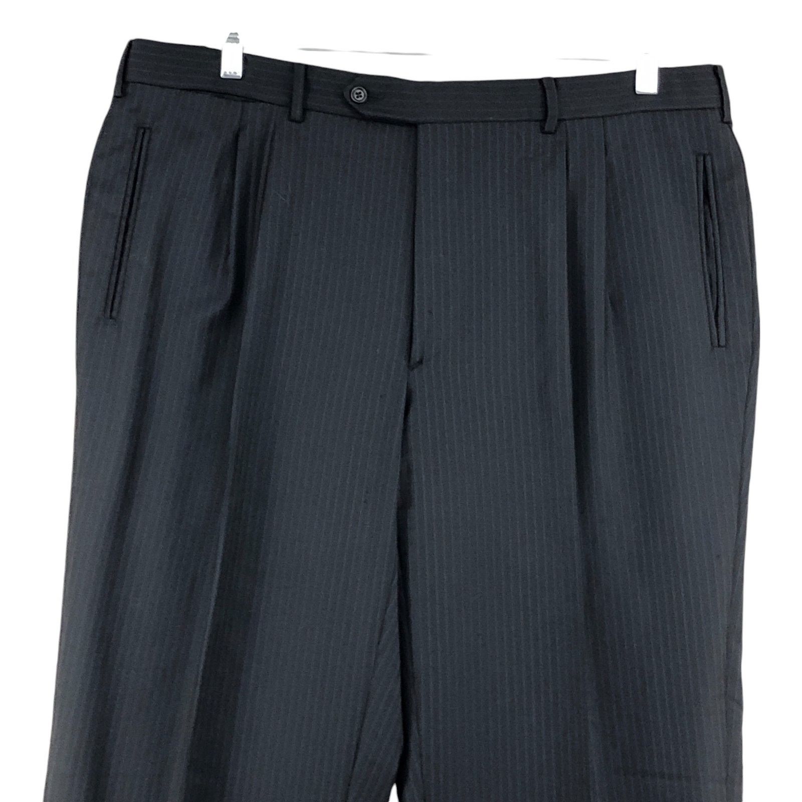 Lubiam Lubiam LBM 1911 Size 44L Suit Drop 5 Pinstripe *TINY FLAW Size 44L - 18 Thumbnail