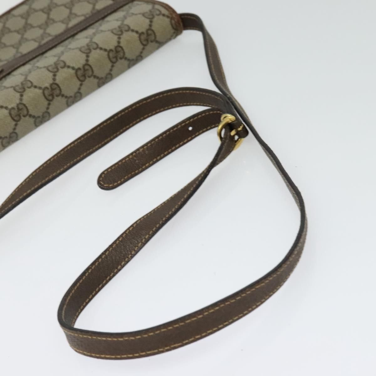 Gucci GUCCI GG Supreme Shoulder Bag Pvc Beige Gold 004 904 004 904 Size ONE SIZE - 7 Thumbnail