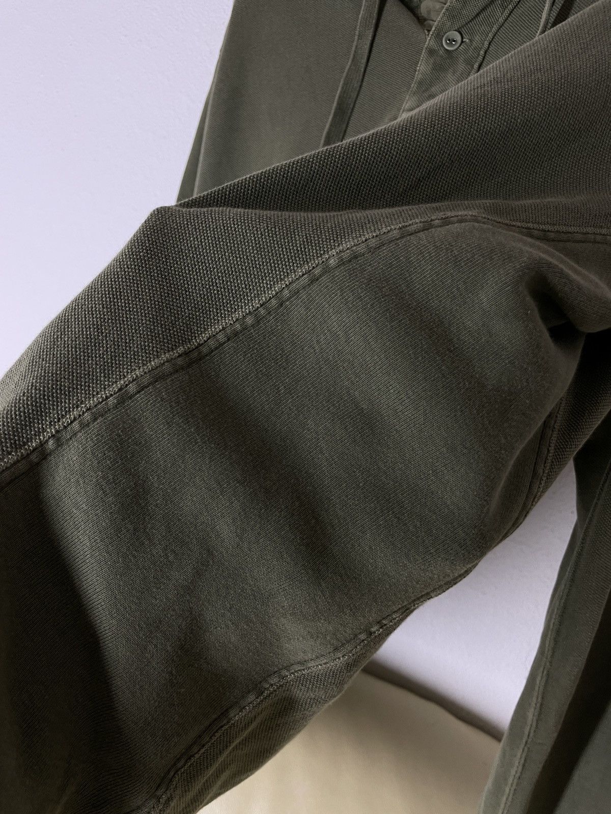 Polo Ralph Lauren Polo Ralph Lauren pique Vintage Olive Green Hoodie 90s Size US XL / EU 56 / 4 - 14 Thumbnail