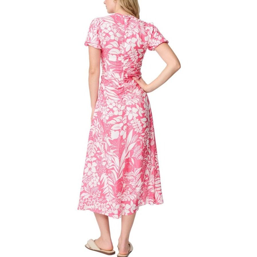 J.McLaughlin NWT J.McLaughlin Silk Pink/White Bay Isle Fernanda Dress 14 Size XL / US 12-14 / IT 48-50 - 2 Thumbnail