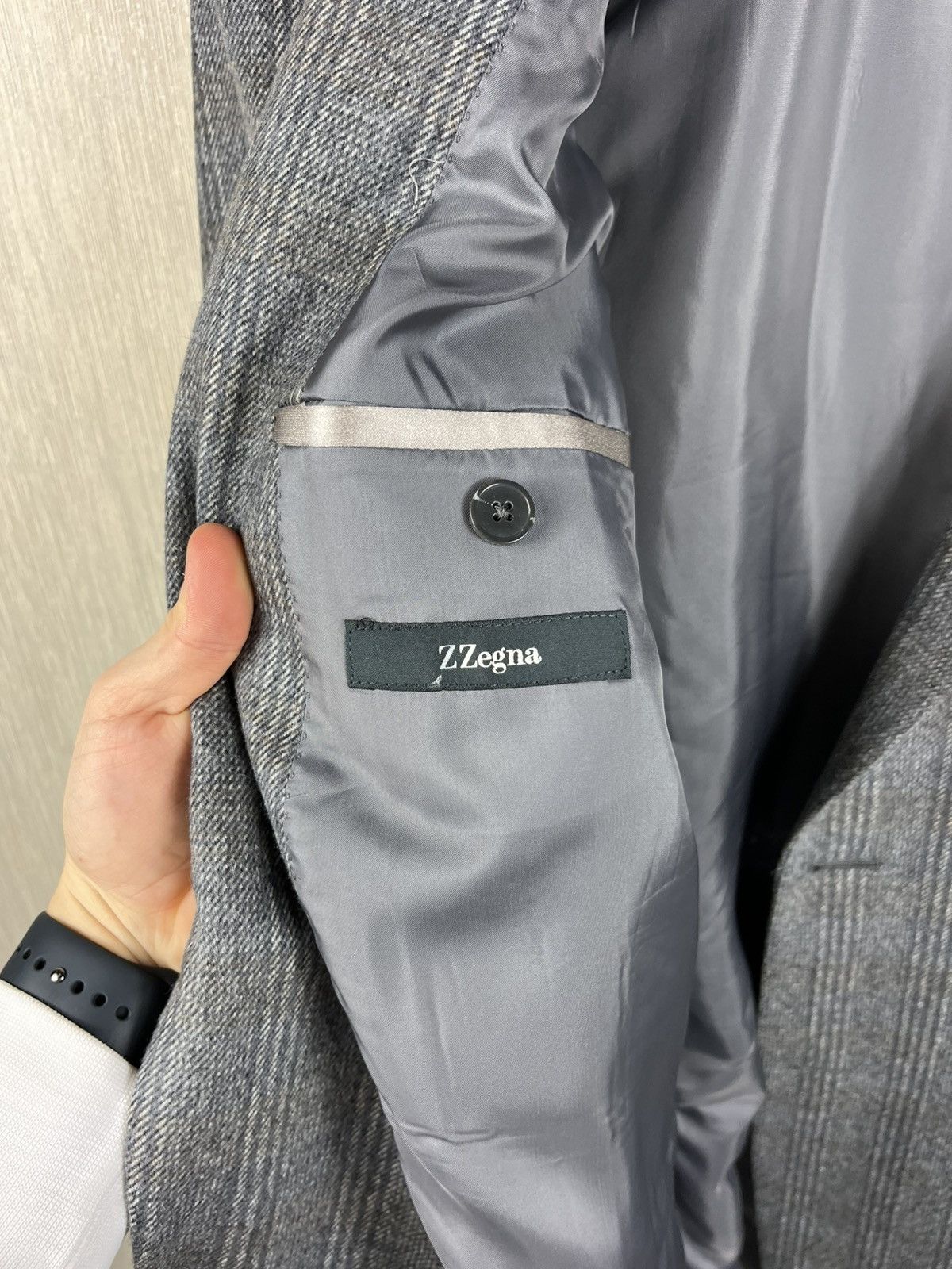 Ermenegildo Zegna × Z Zegna Ermenegildo Z Zegna city wool angora blazer jacket patterned Size 48R - 19 Thumbnail