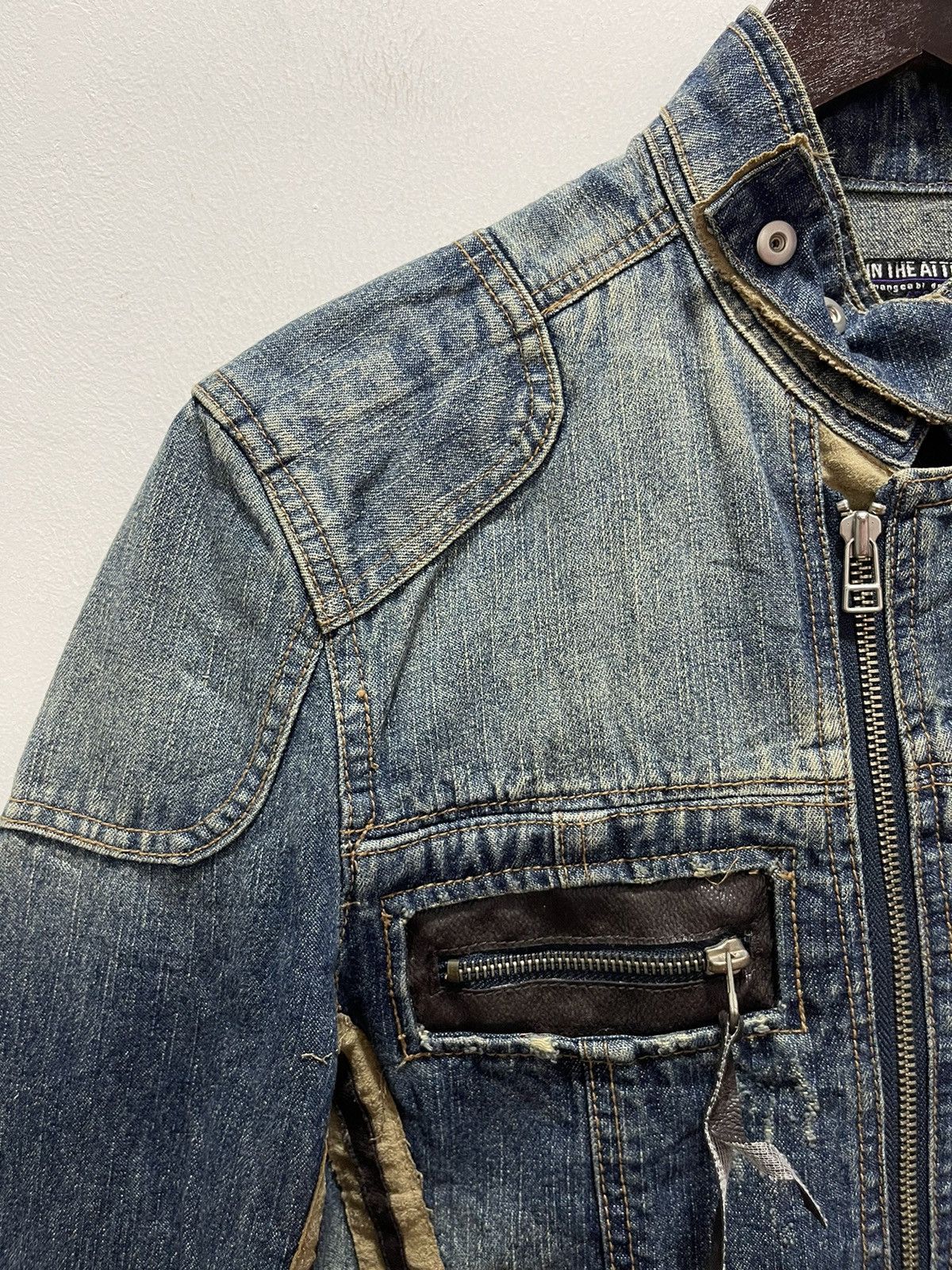 In The Attic JAPANESE IN THE ATTIC MULTIPOCKET RIDER DENIM JACKET Size M / US 6-8 / IT 42-44 - 3 Thumbnail