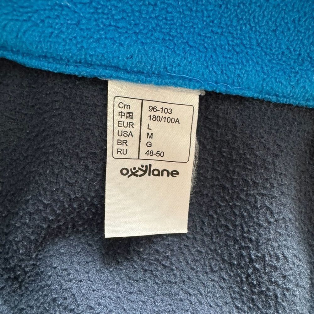Other Oxylane SZ M blue fleece pullover Size US M / EU 48-50 / 2 - 3 Thumbnail