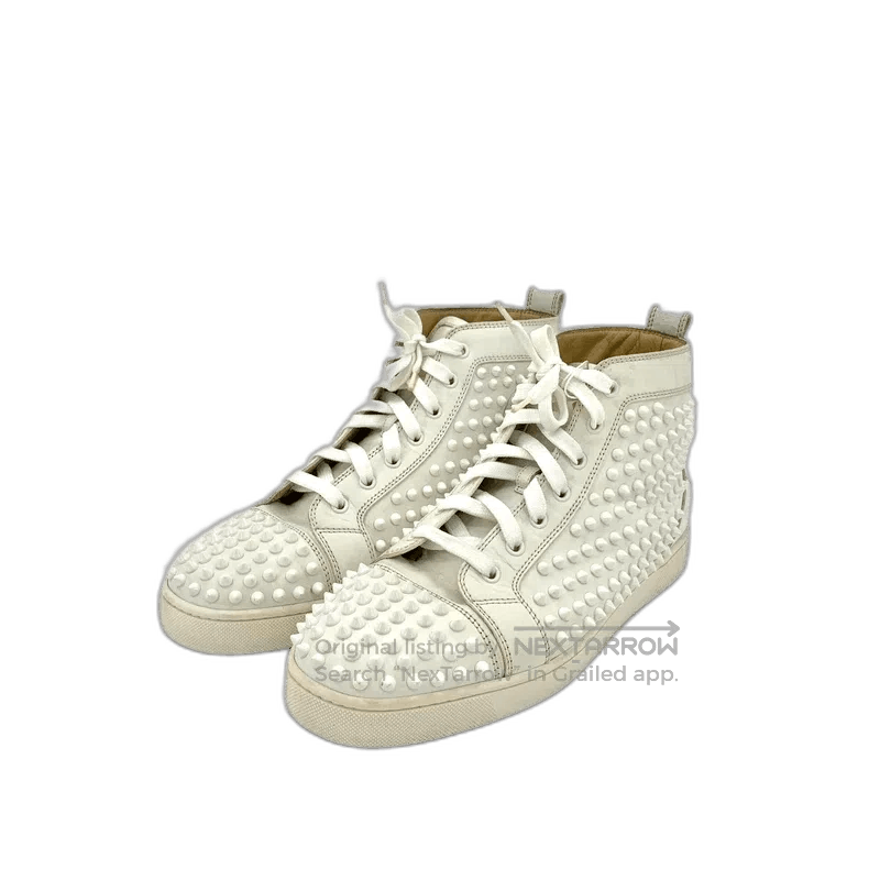 Christian Louboutin Christian Louboutin White High. Size US 10 / EU 43 - 1 Thumbnail