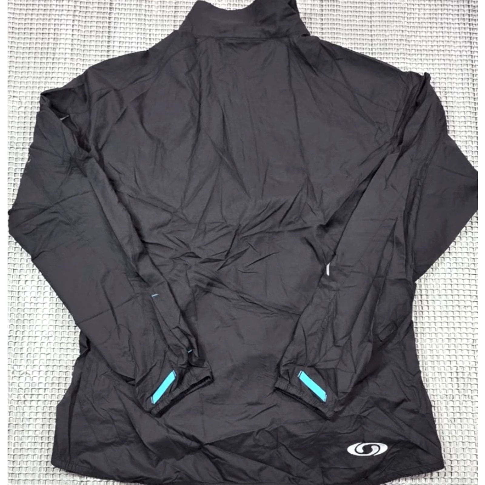 Salomon Salomon ClimaWind Women XL Nordic Ski Jacket Black Lightweight Nylon Windbreaker Jacket Windbreaker, Women XL Black Salomon ClimaWind Size XL / US 12-14 / IT 48-50 - 5 Thumbnail