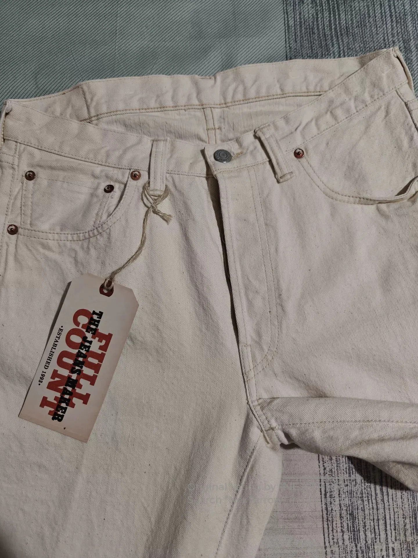 Full Count & Co. FULLCOUNT 1101EC 13oz Regular Straight Jeans. Size US 30 / EU 46 - 4 Thumbnail