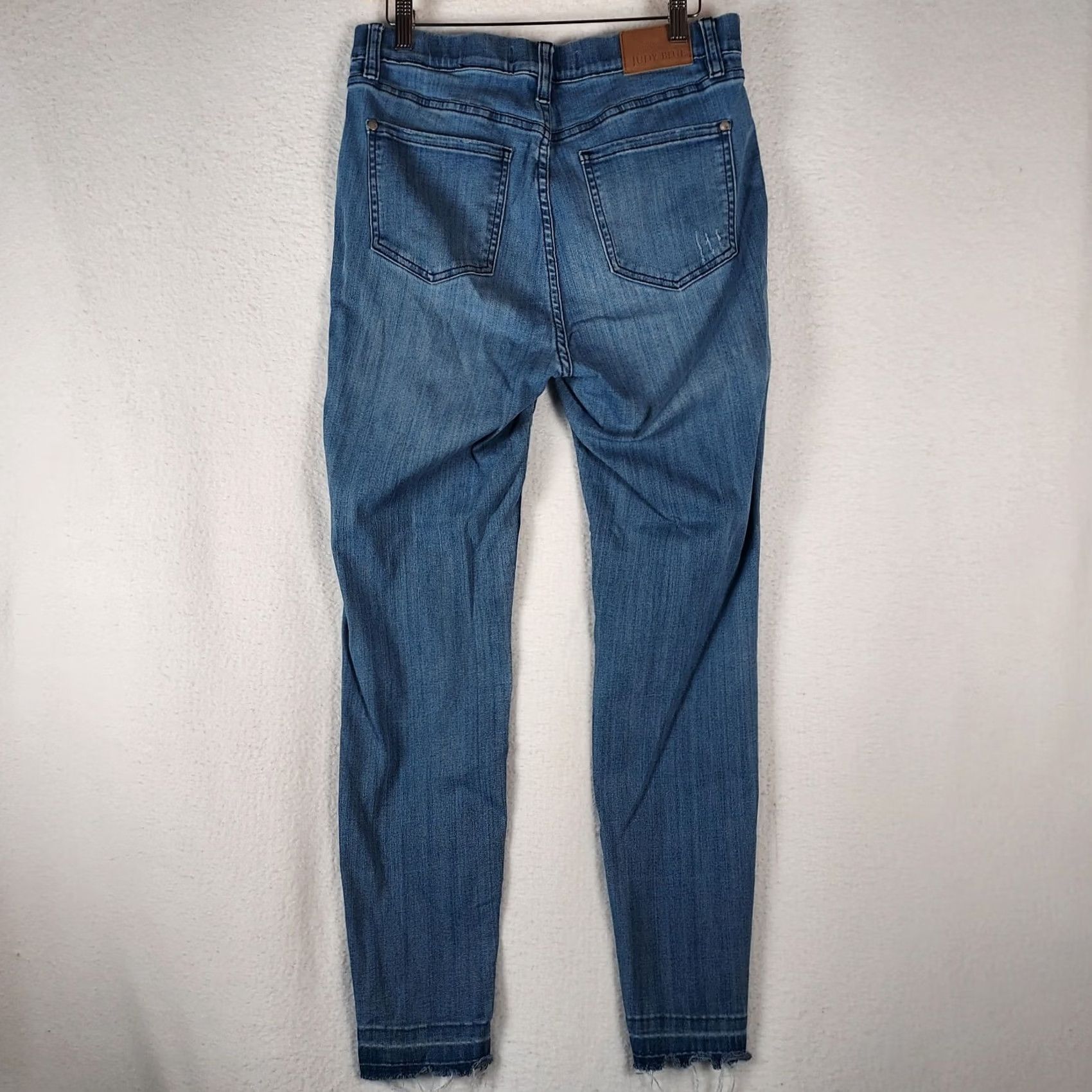 Denime Judy Blue Women’s Jeans 9/29 Medium Wash Skinny Stretch Denim 5-Pocket Blue Regular Size M Adults Girls? Size 32" / US 10 / IT 46 - 2 Thumbnail