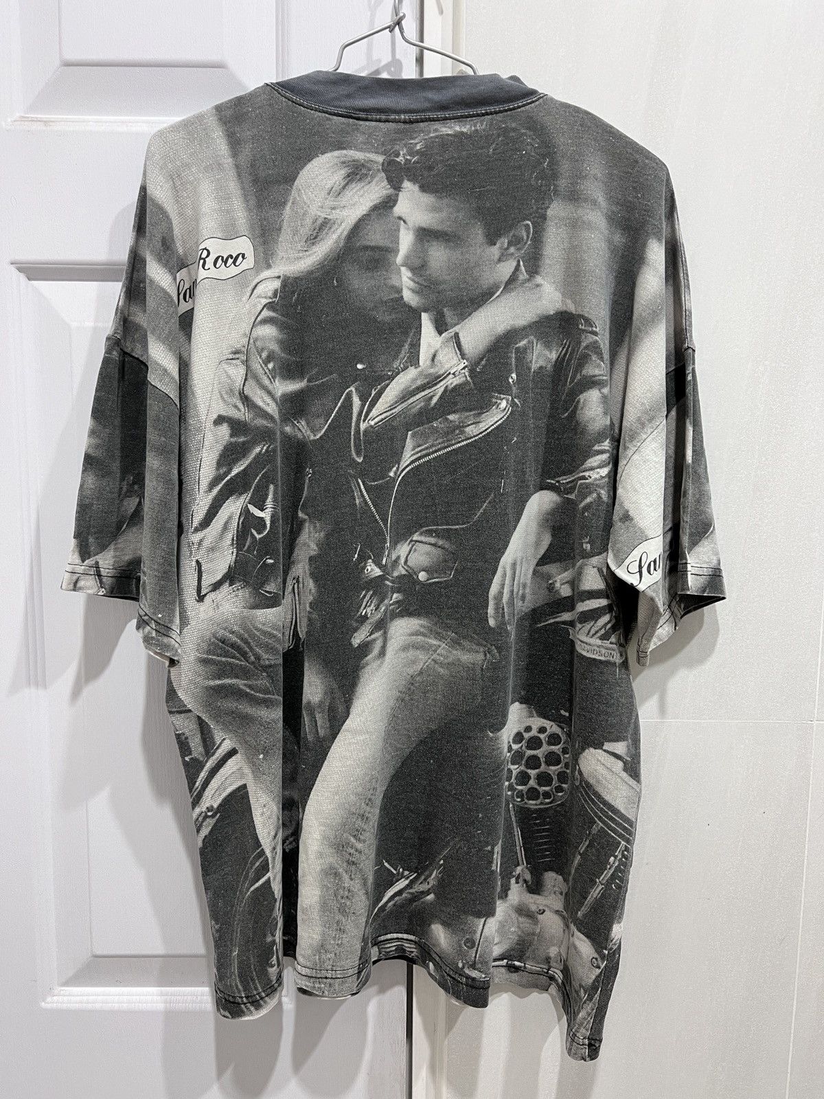 Harley Davidson × Vintage Vintage Motorcycle couple photography Art Tee Faded Size US XL / EU 56 / 4 - 3 Thumbnail