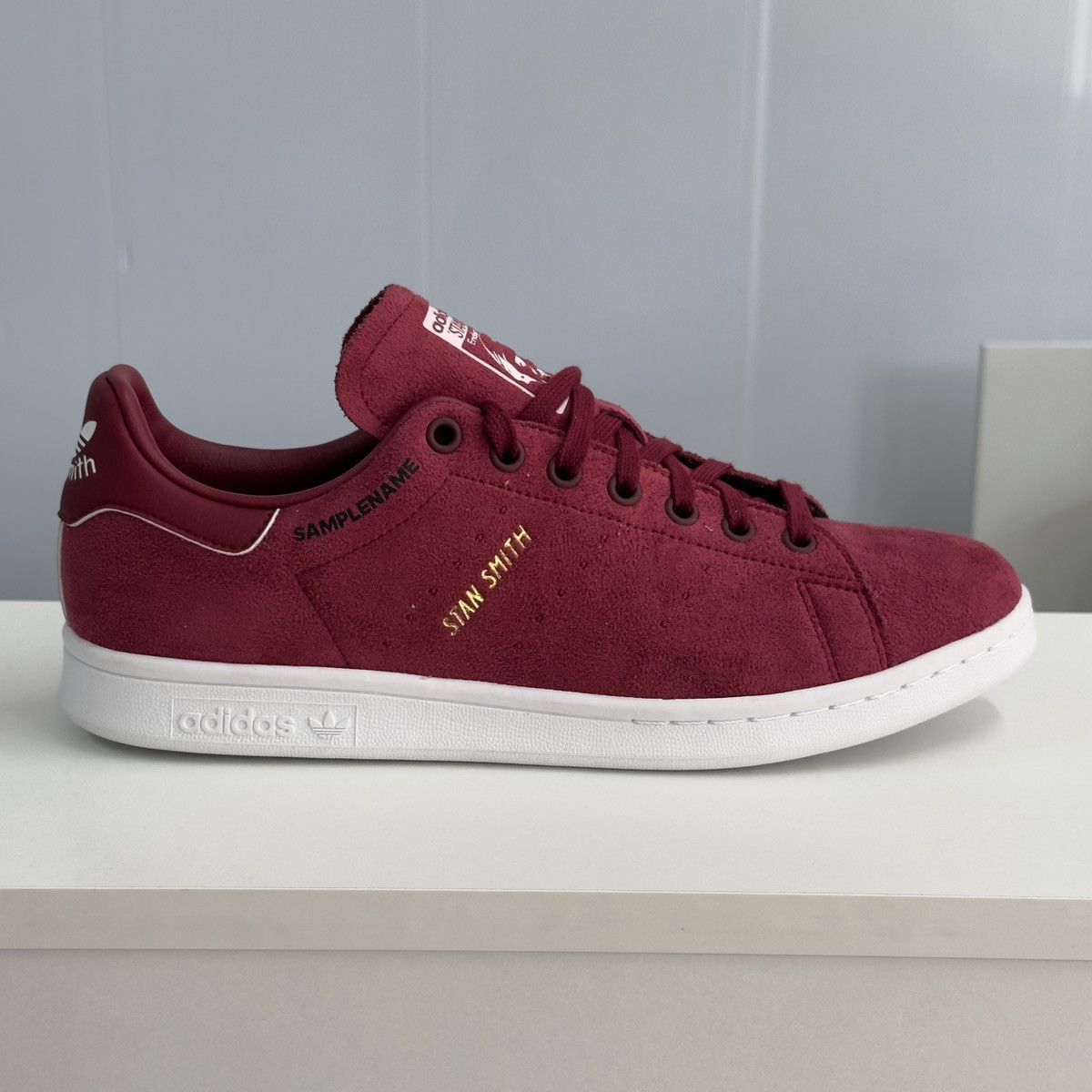 Adidas Original Adidas Stan Smith GX3416 “Burgundy Suede” | US 9 Size US 9 / EU 42 - 6 Thumbnail