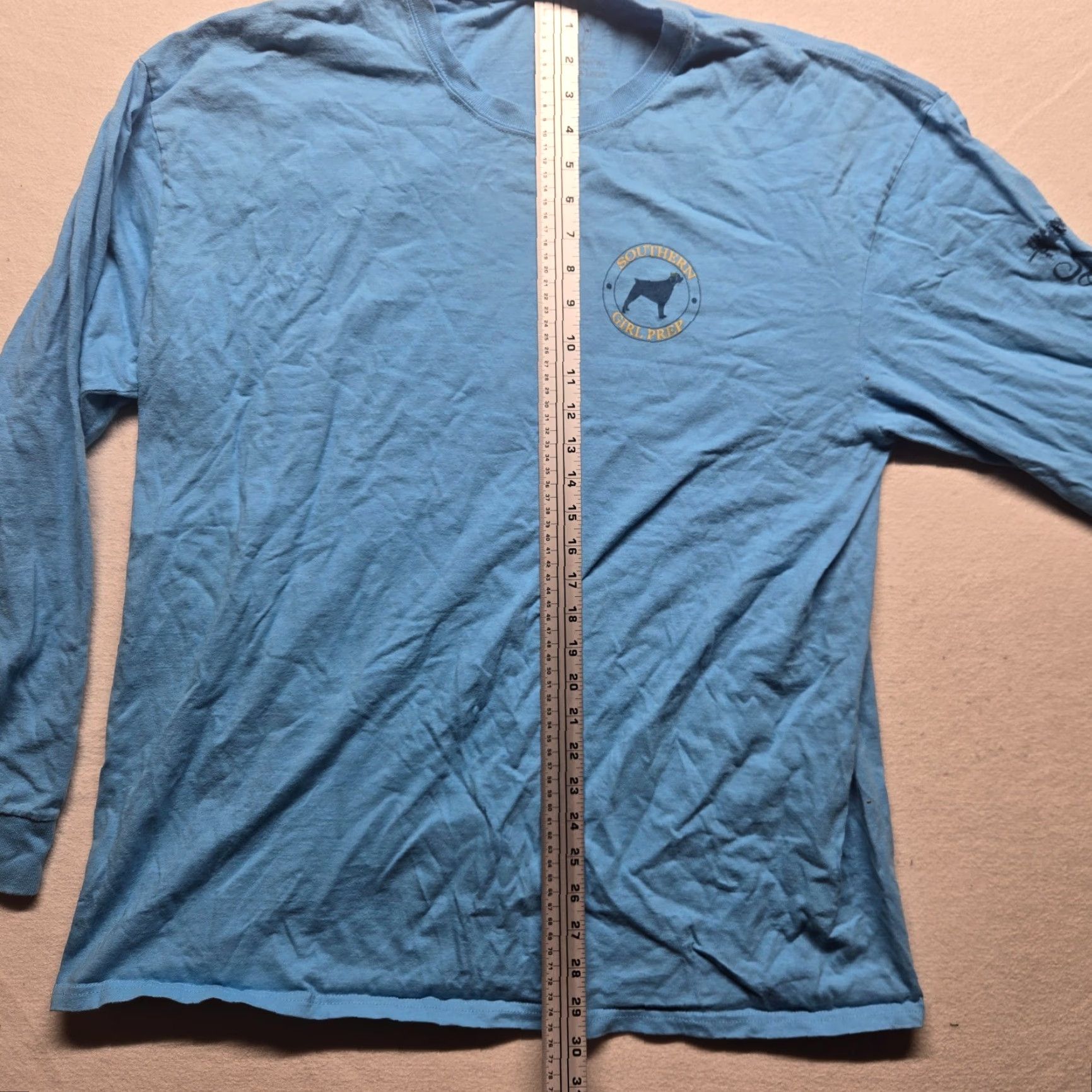 Vintage VINTAGE Southern Girl Prep "Life Is Better By the Campfire" Long Sleeve T-Shirt Women 2XL Blue Cotton Camping Size XXL / US 16-18 / IT 52-54 - 5 Thumbnail