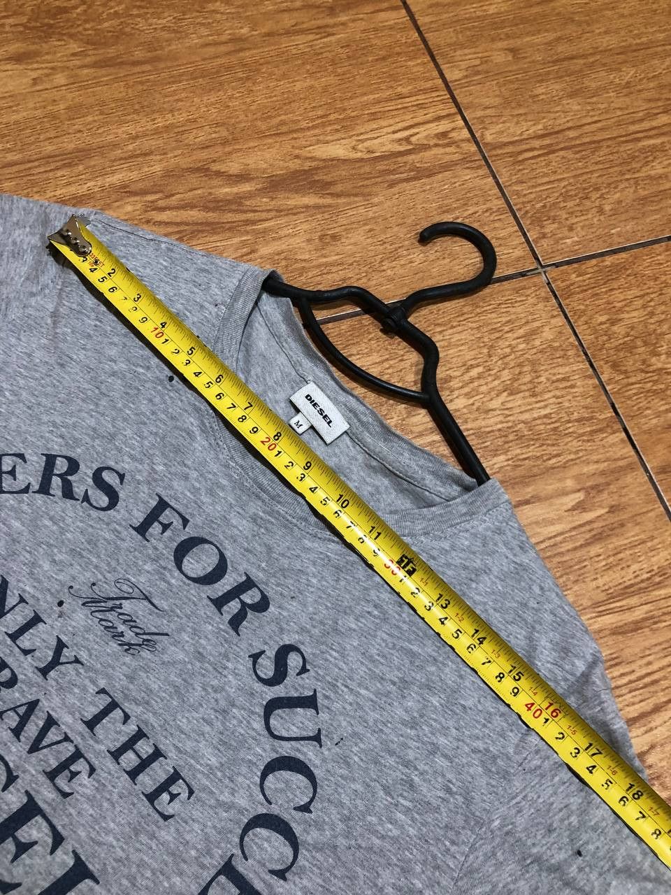 Diesel Vintage Diesel Gray Big Y2K Logo Short Sleeve T-Shirt Size M Size US M / EU 48-50 / 2 - 13 Thumbnail